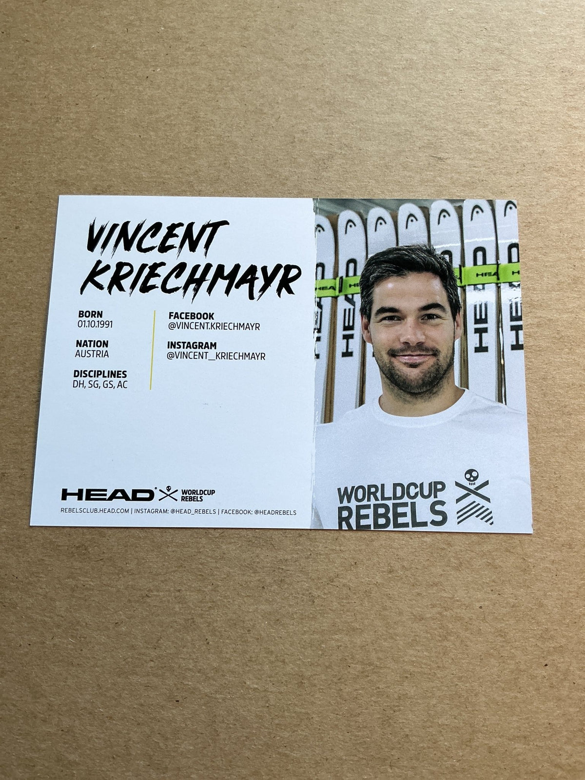 Vincent Kriechmayr, Austria 🇦🇹 Alpine Winter Sports 2024/25 hand signed - Autographs-World