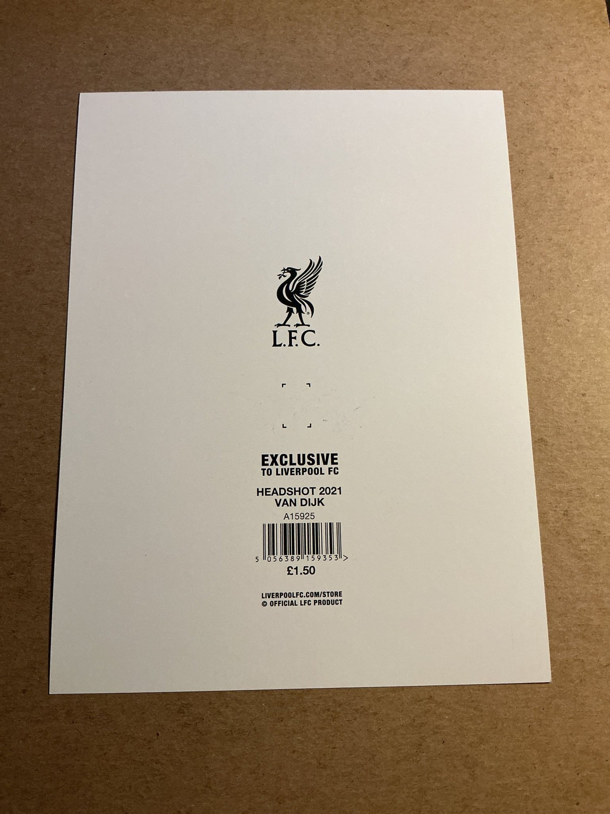 Virgil van Dijk, Netherlands 🇳🇱 Liverpool FC 2020/21 hand signed - Autographs-World