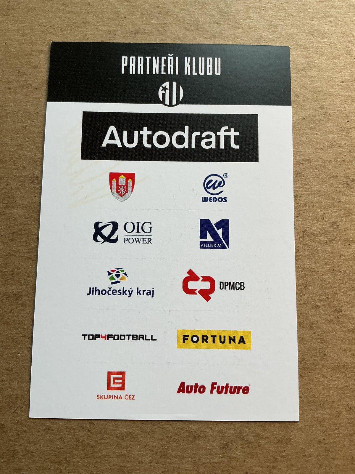 Vorel Vojtěch, Czech Republic 🇨🇿 SK Dynamo České Budějovice 2020/21 hand signed - Autographs-World