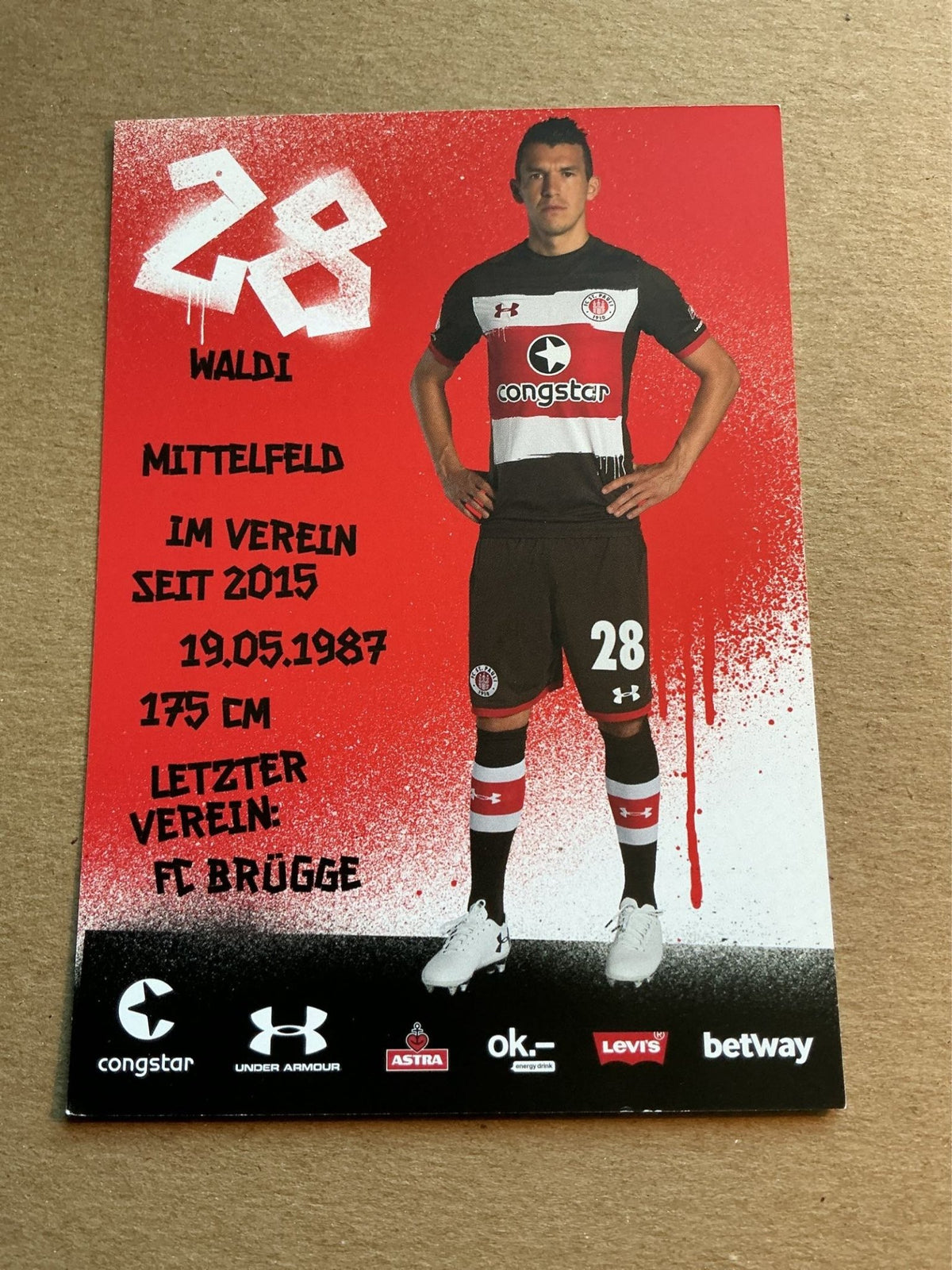Waldemar Sobota, Poland 🇵🇱 FC St.Pauli 2018/19 hand signed - Autographs-World