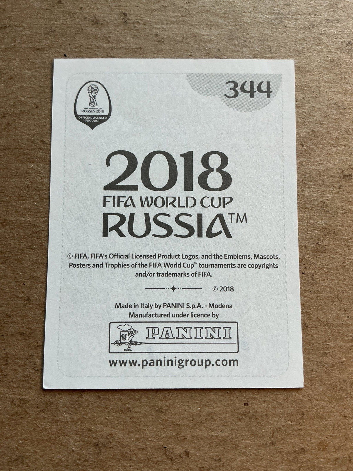 Wilfred Ndidi, Nigeria 🇳🇬 FIFA World Cup 2018 Panini hand signed - Autographs-World