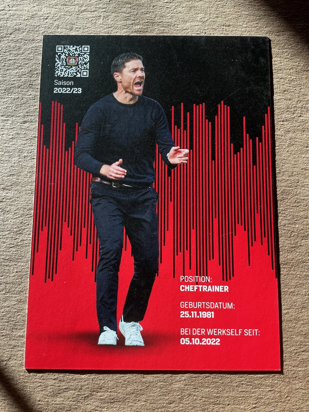 Xabi Alonso, Spain 🇪🇸 Bayer 04 Leverkusen 2022/23 hand signed - Autographs-World