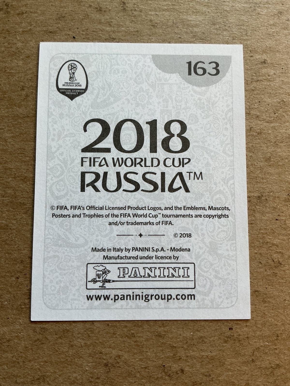 Younès Belhanda, Morocco 🇲🇦 FIFA World Cup 2018 Panini hand signed - Autographs-World