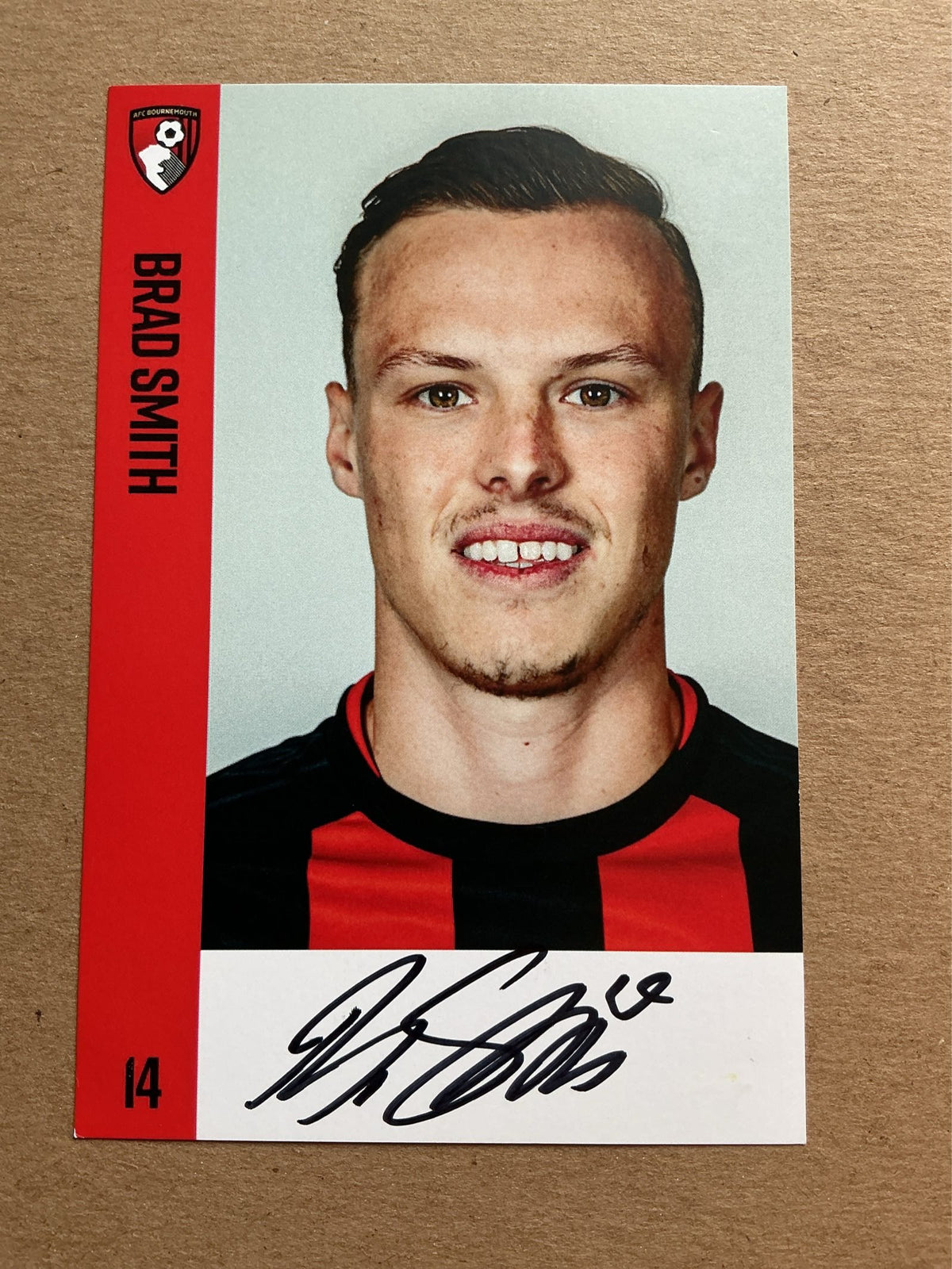 Brad Smith, Australia 🇦🇺 AFC Bournemouth 2017/18 hand signed