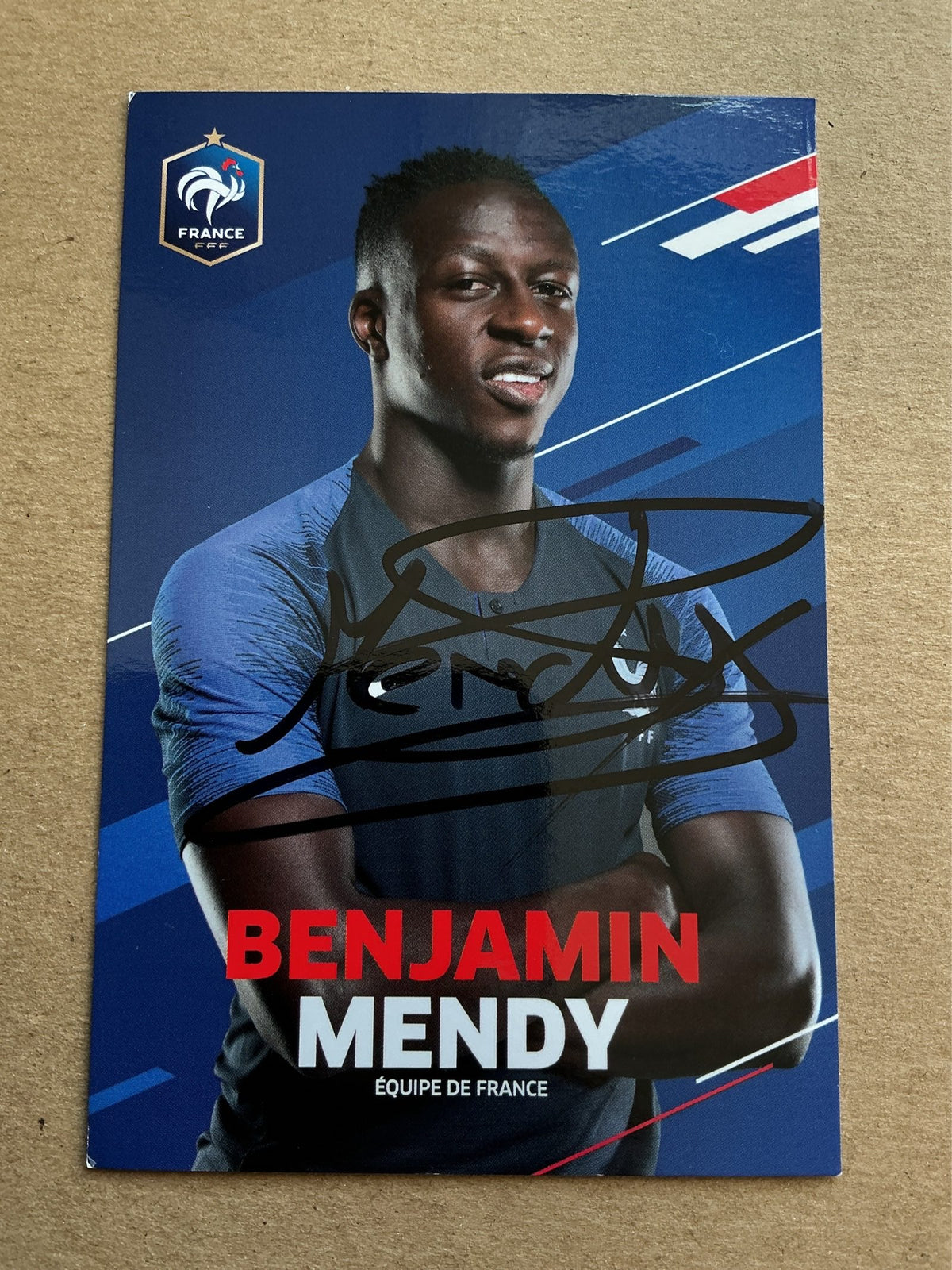 Benjamin Mendy, France 🇫🇷 FIFA World Cup 2018 hand signed