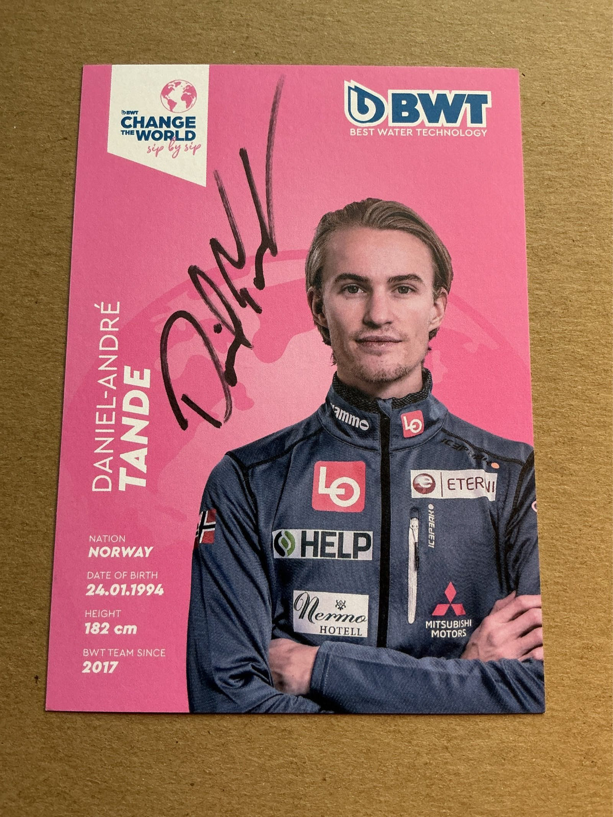 Daniel-André Tande, Norway 🇳🇴 Ski Jumping Winter 2025/26 hand signed