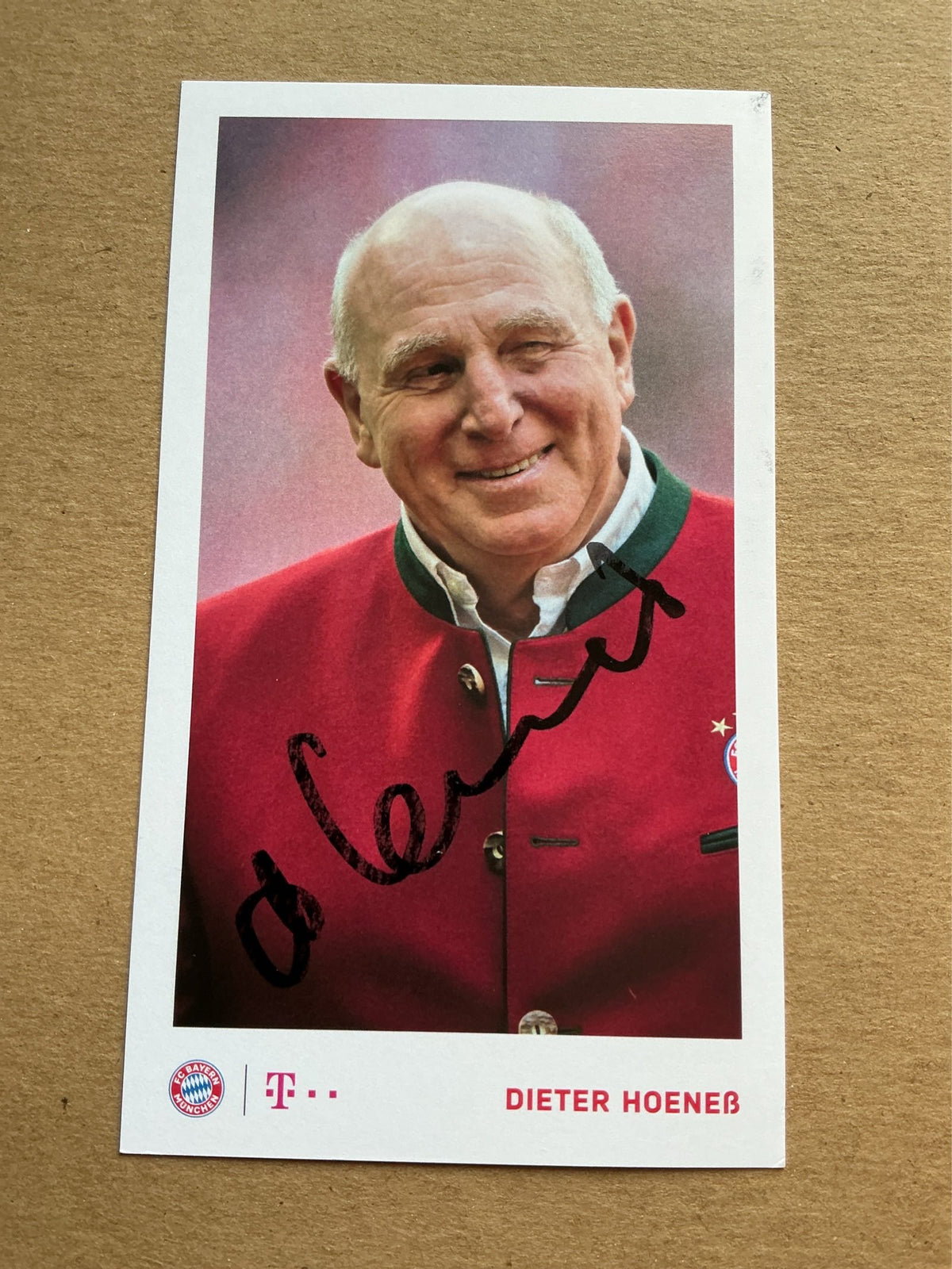 Dieter Hoeneß, Germany 🇩🇪 FC Bayern München 2018/19 hand signed