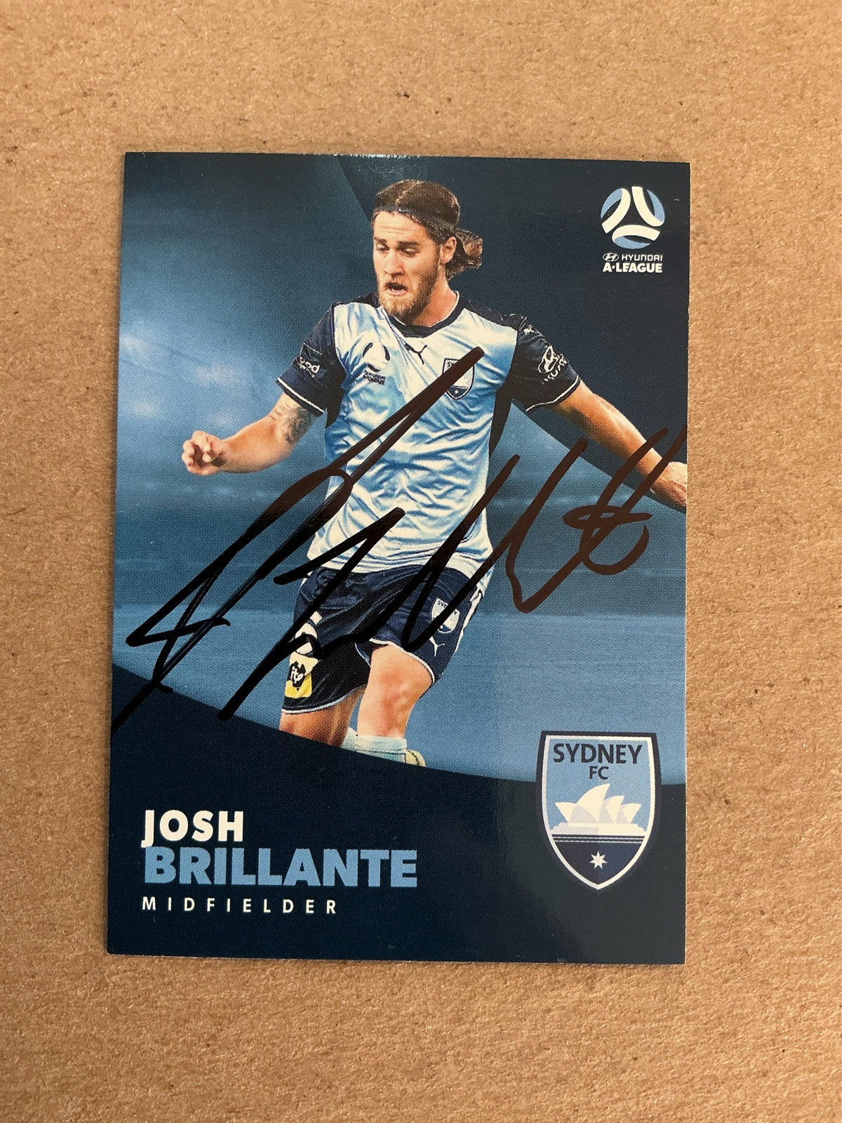 Josh Brillante, Australia 🇦🇺 Sydney FC 2017/18 hand signed