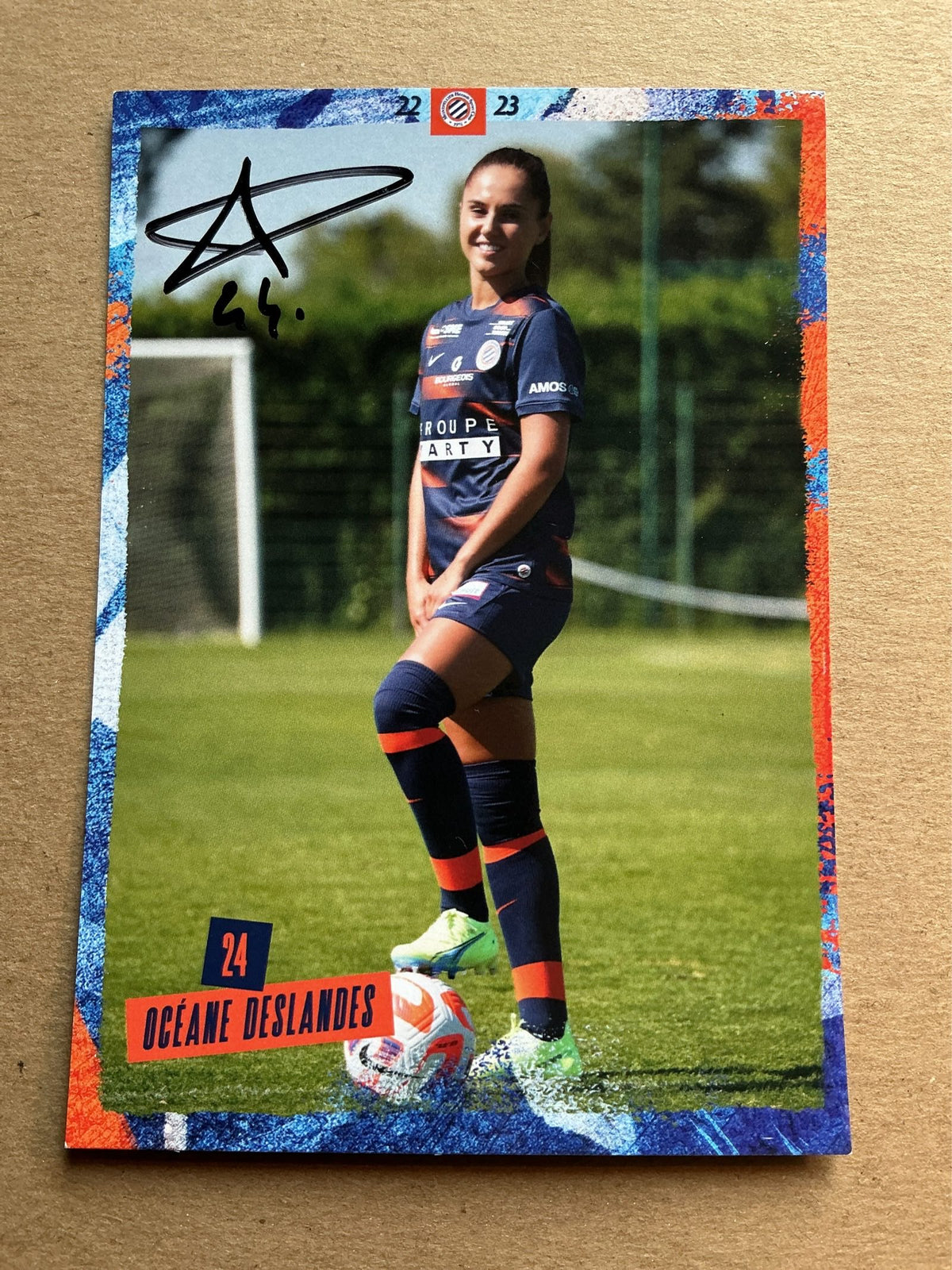 Océane Deslandes, France 🇫🇷 Montpellier HSC 2022/23 hand signed