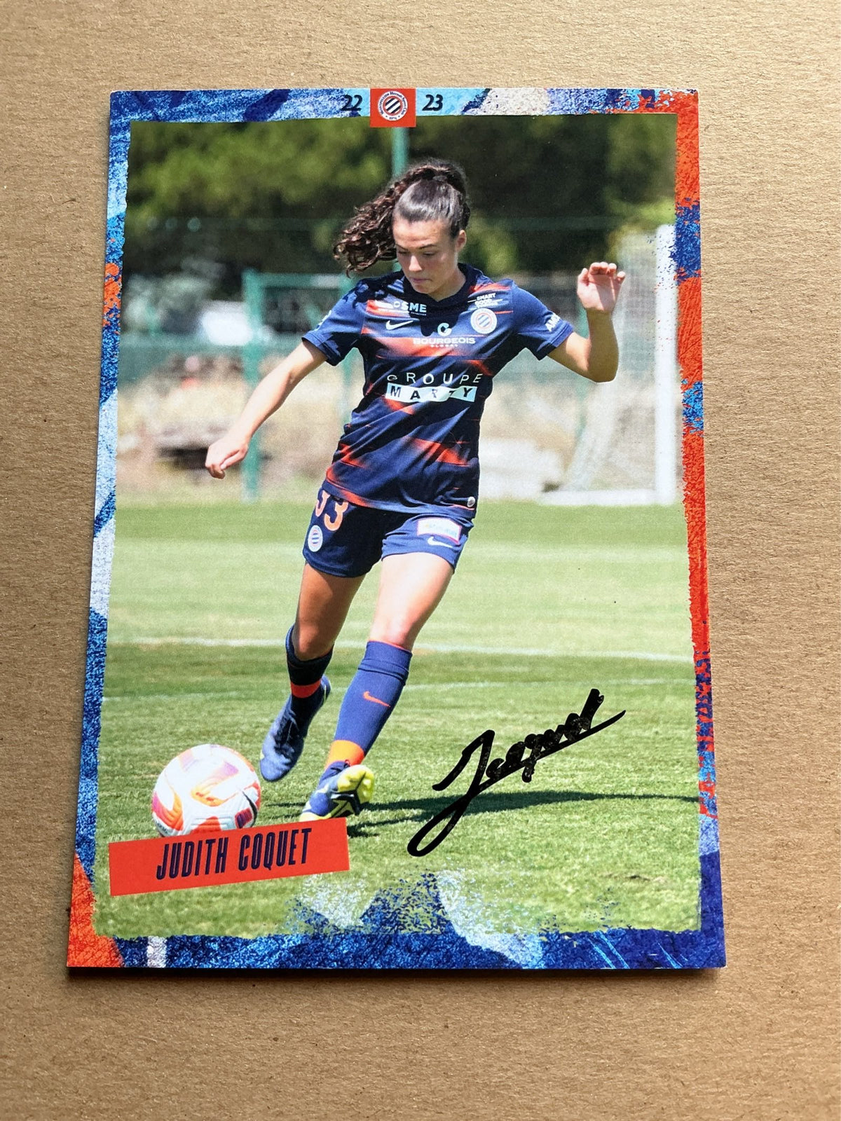 Judith Coquet, France 🇫🇷 Montpellier HSC 2022/23 hand signed