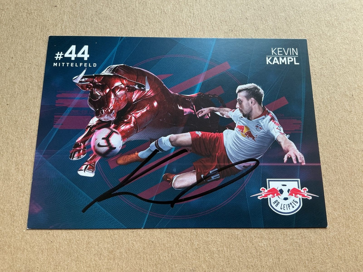 Kevin Kampl, Slovenia 🇸🇮 RB Leipzig 2018/19 hand signed