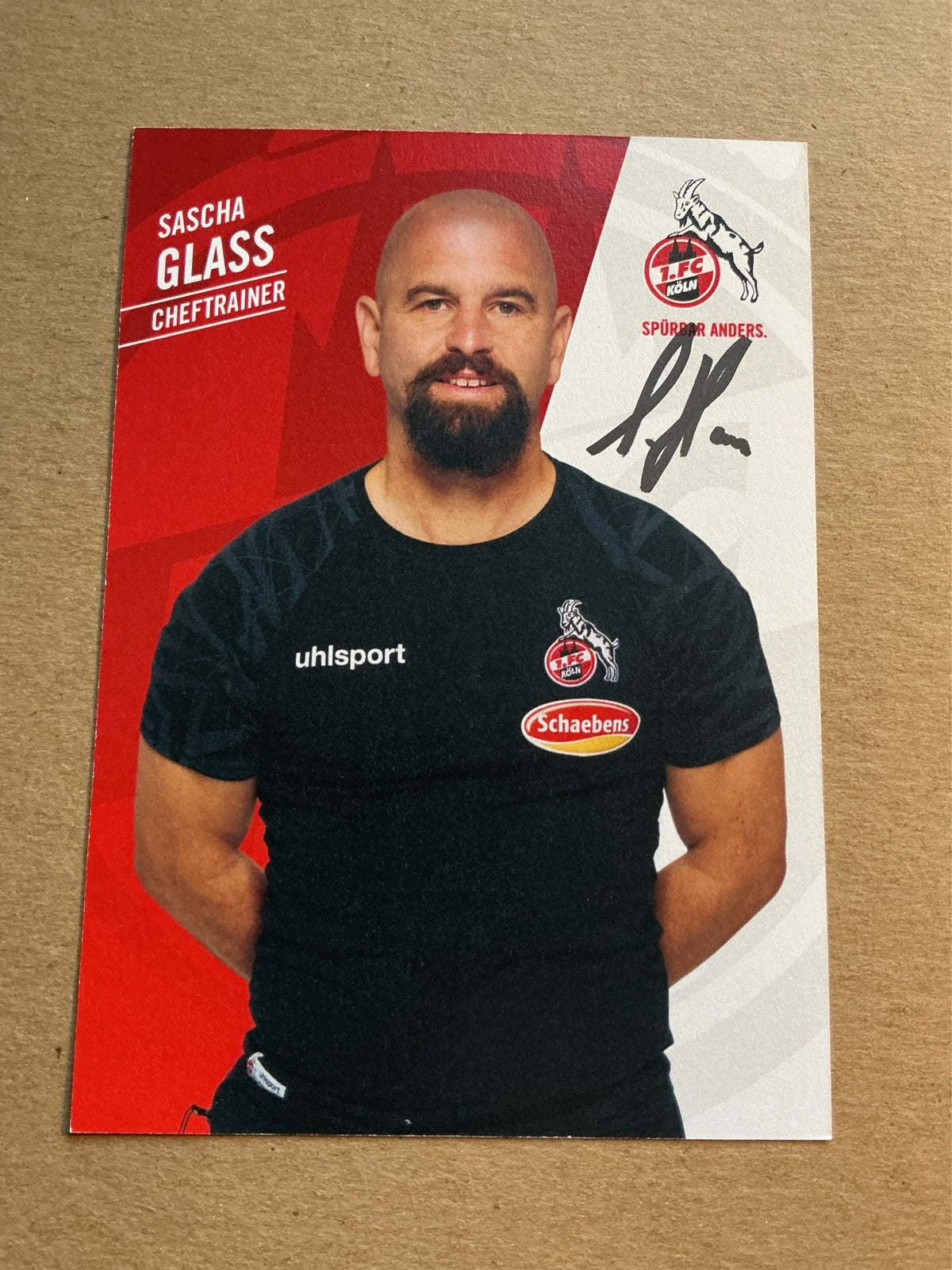 Sascha Glass, Germany 🇩🇪 1.FC Köln 2021/22 hand signed
