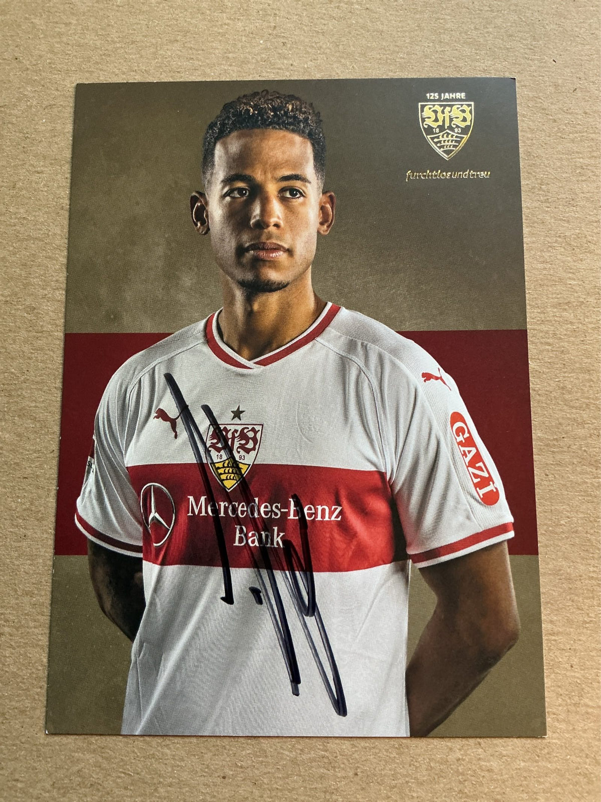 Dennis Aogo, Germany 🇩🇪 VfB Stuttgart 2018/19 hand signed