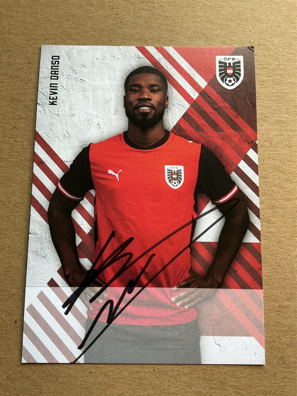 Kevin Danso, Austria 🇦🇹 FIFA World Cup 2026 hand signed