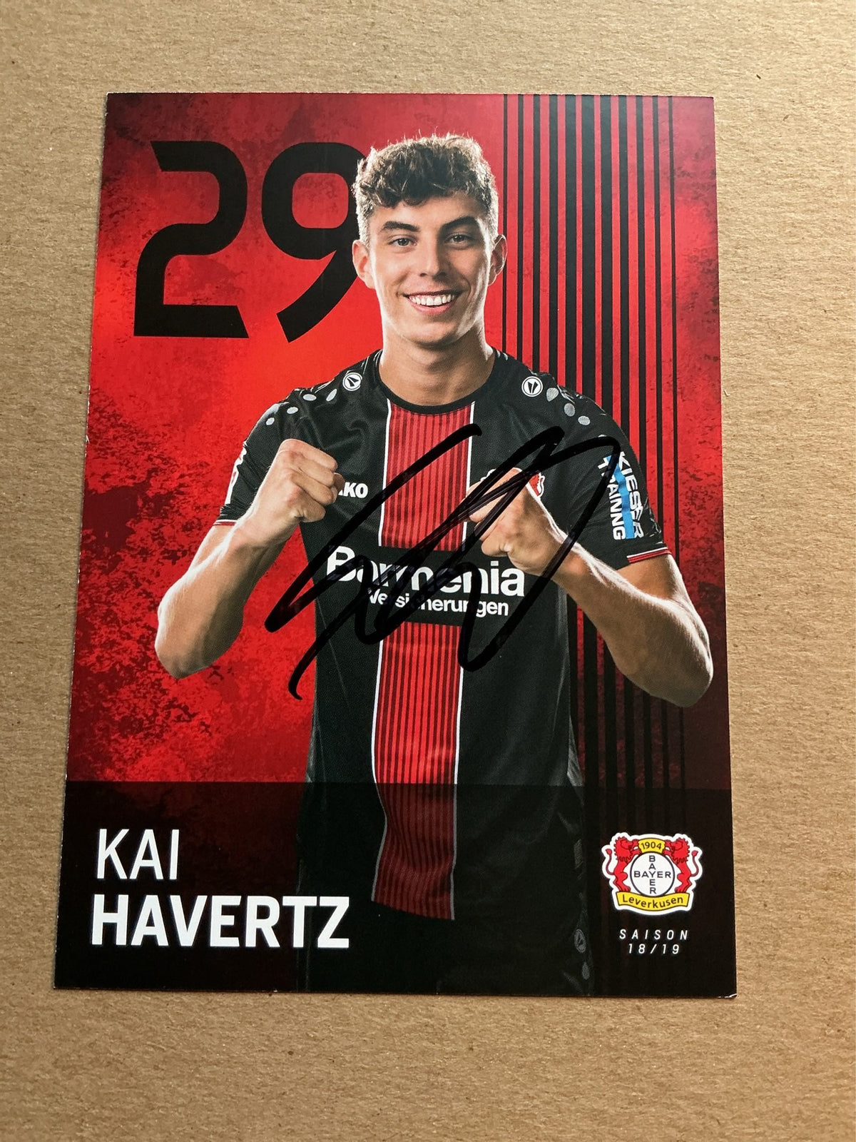 Kai Havertz, Germany 🇩🇪 Bayer 04 Leverkusen 2018/19 hand signed