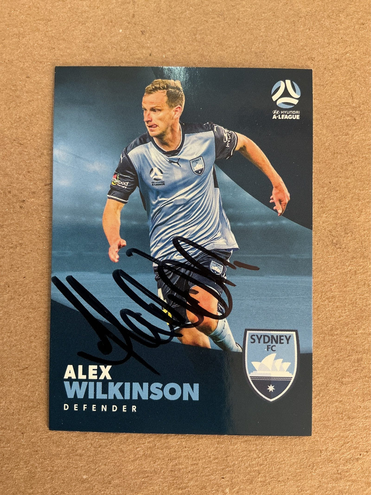 Alex Wilkinson, Australia 🇦🇺 Sydney FC 2017/18 hand signed