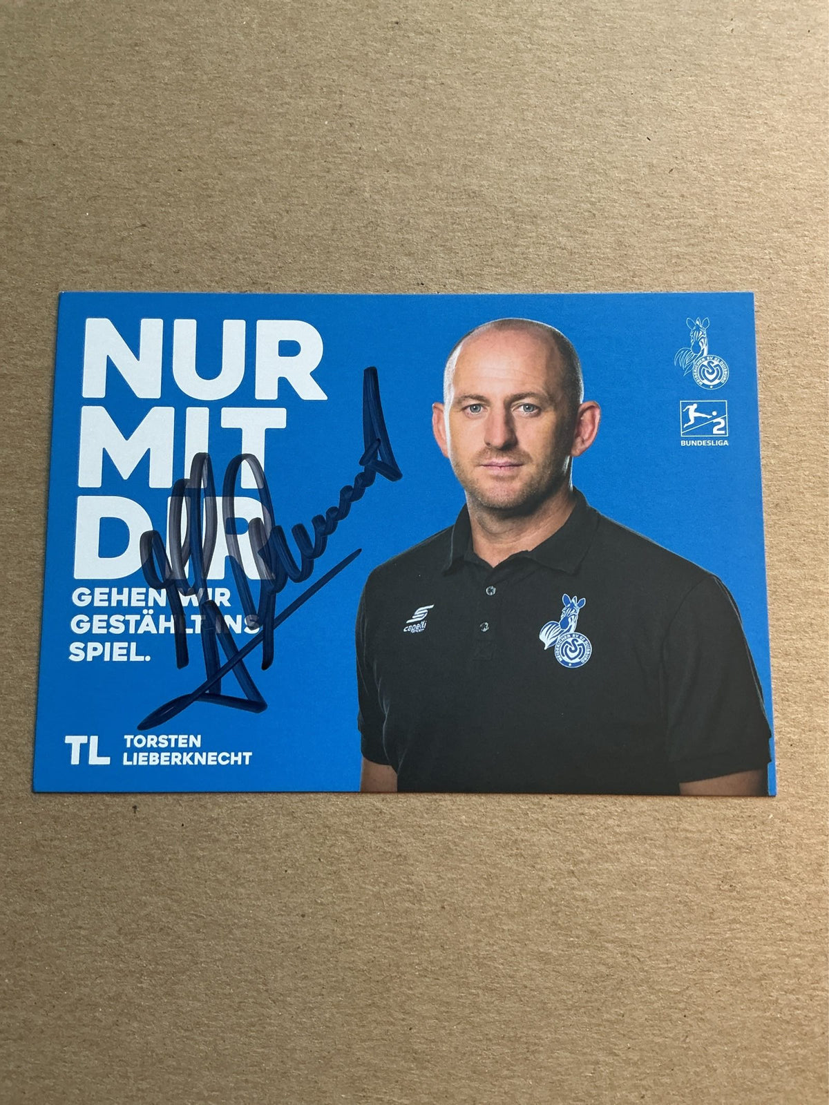 Torsten Lieberknecht, Germany 🇩🇪 MSV Duisburg 2018/19 hand signed
