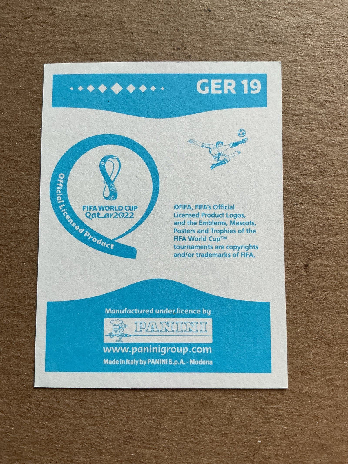 Leroy Sané, Germany 🇩🇪 FIFA World Cup 2022 Panini hand signed