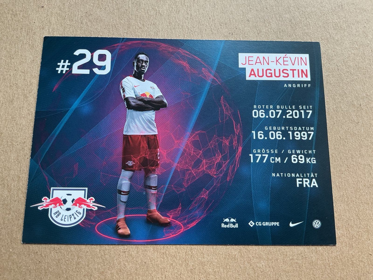 Jean-Kévin Augustin, France 🇫🇷 RB Leipzig 2018/19 hand signed