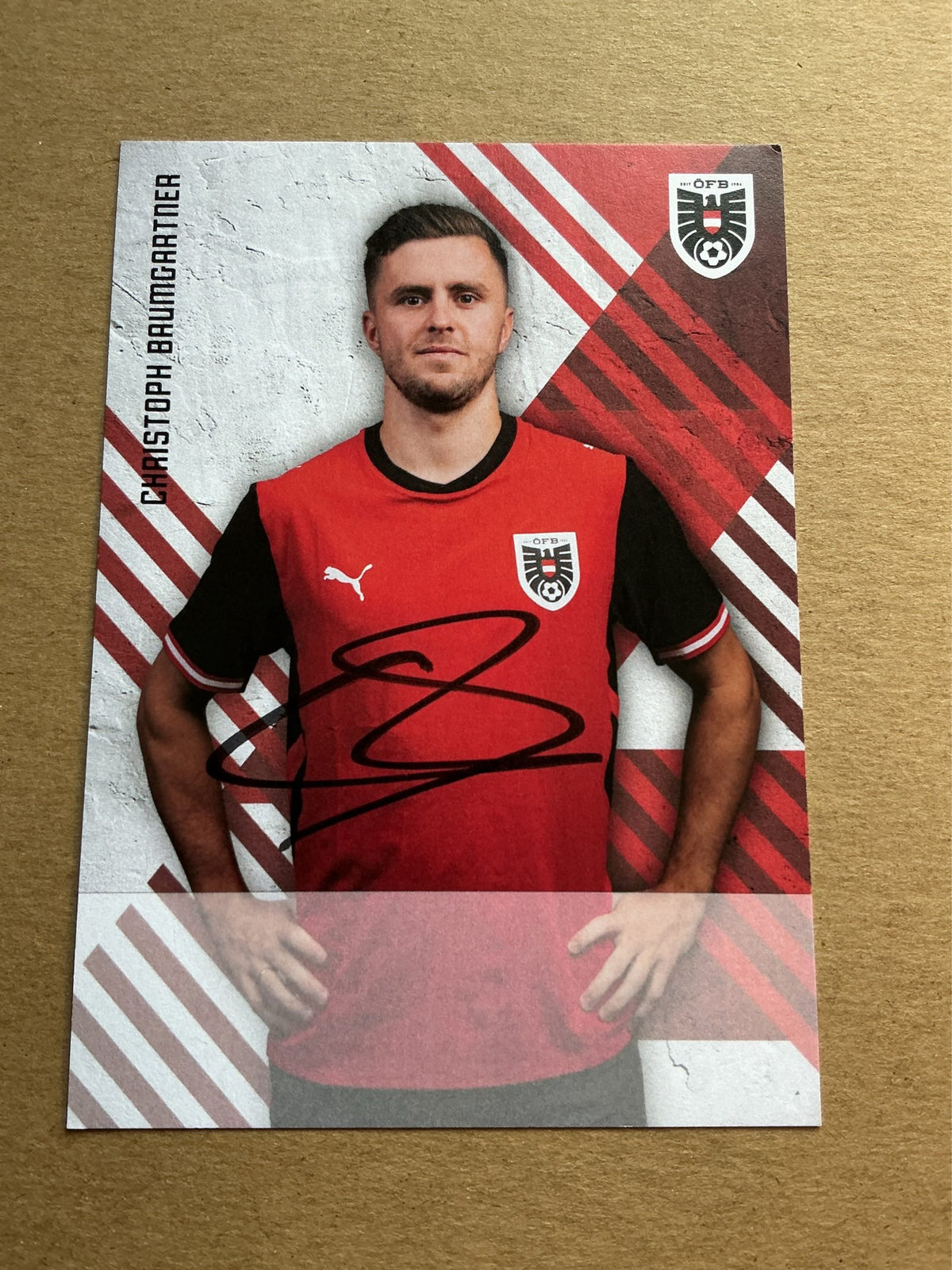 Christoph Baumgartner, Austria 🇦🇹 FIFA World Cup 2026 hand signed