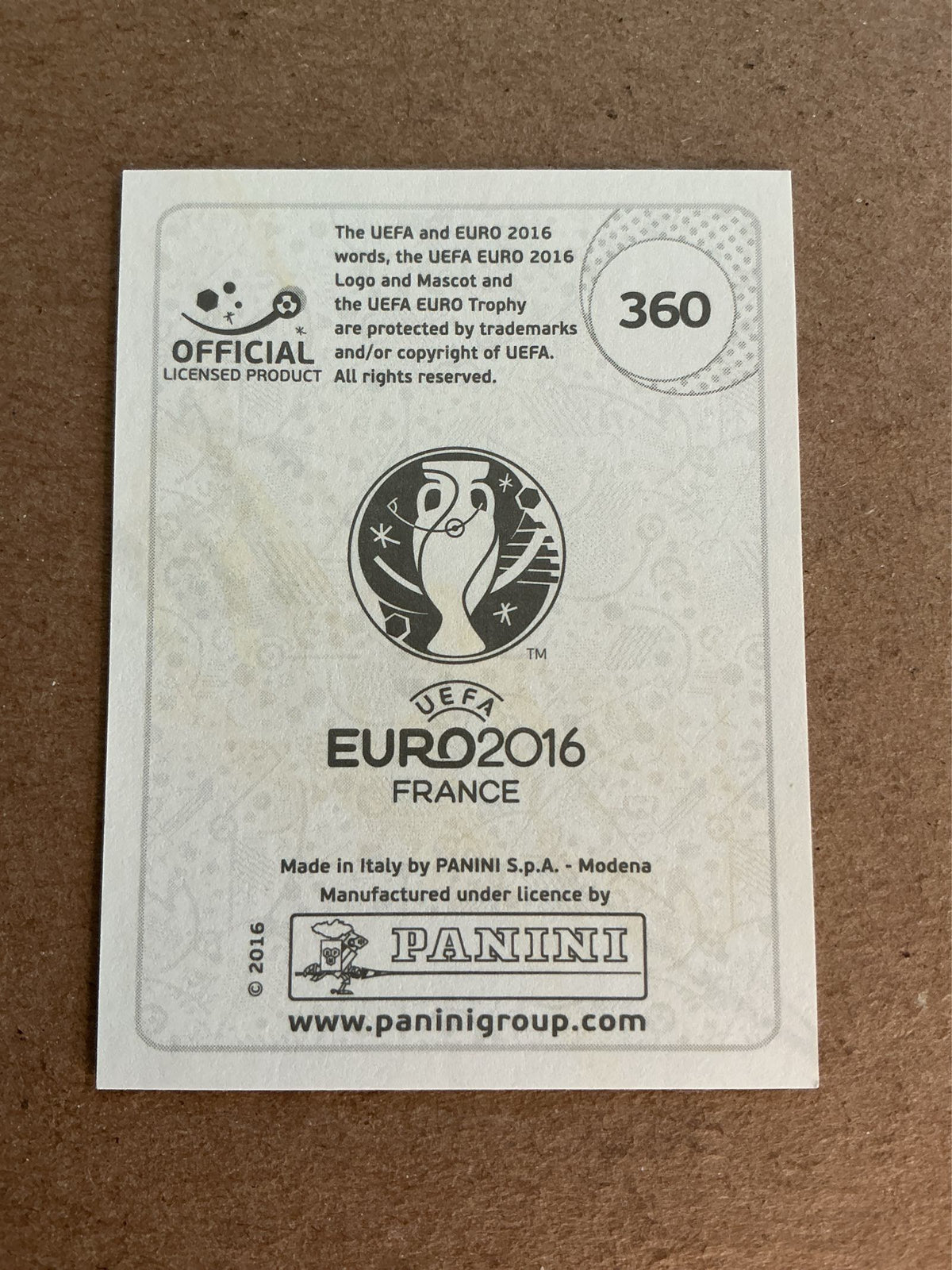 Marc Bartra, Spain 🇪🇸 UEFA Euro 2016 Panini hand signed