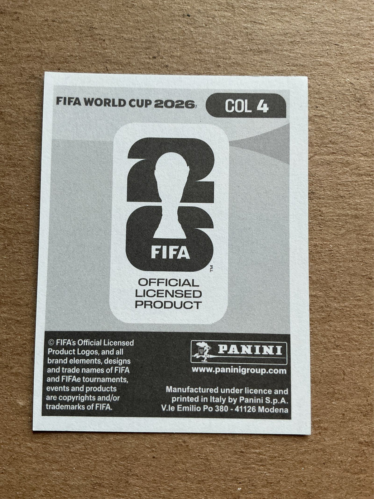 Dávinson Sánchez, Colombia 🇨🇴 FIFA World Cup 2026 Panini hand signed