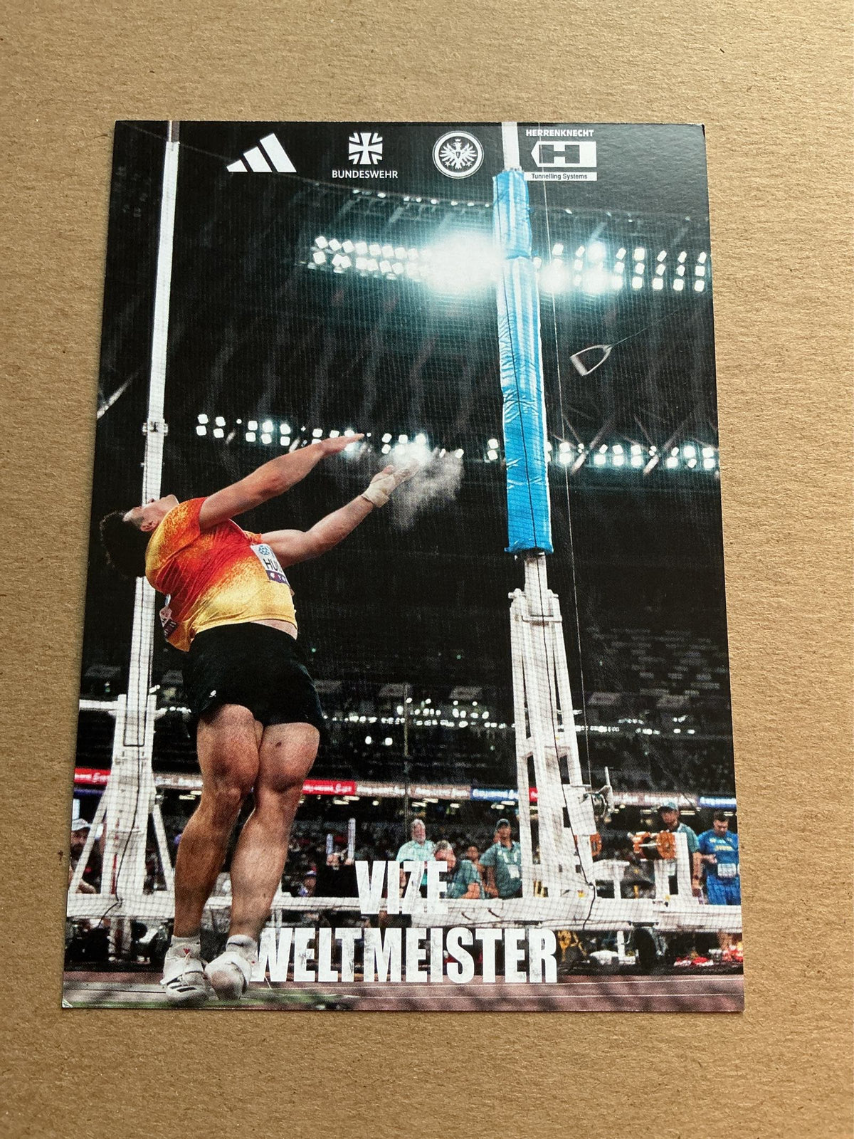Merlin Hummel, Germany 🇩🇪 Hammer Thrower Birmingham 2026 hand signed