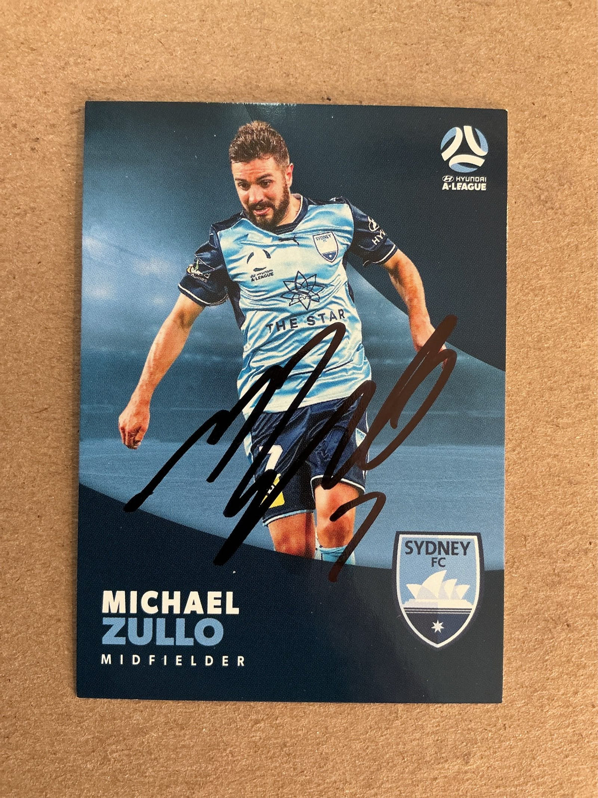 Michael Zullo, Australia 🇦🇺 Sydney FC 2017/18 hand signed