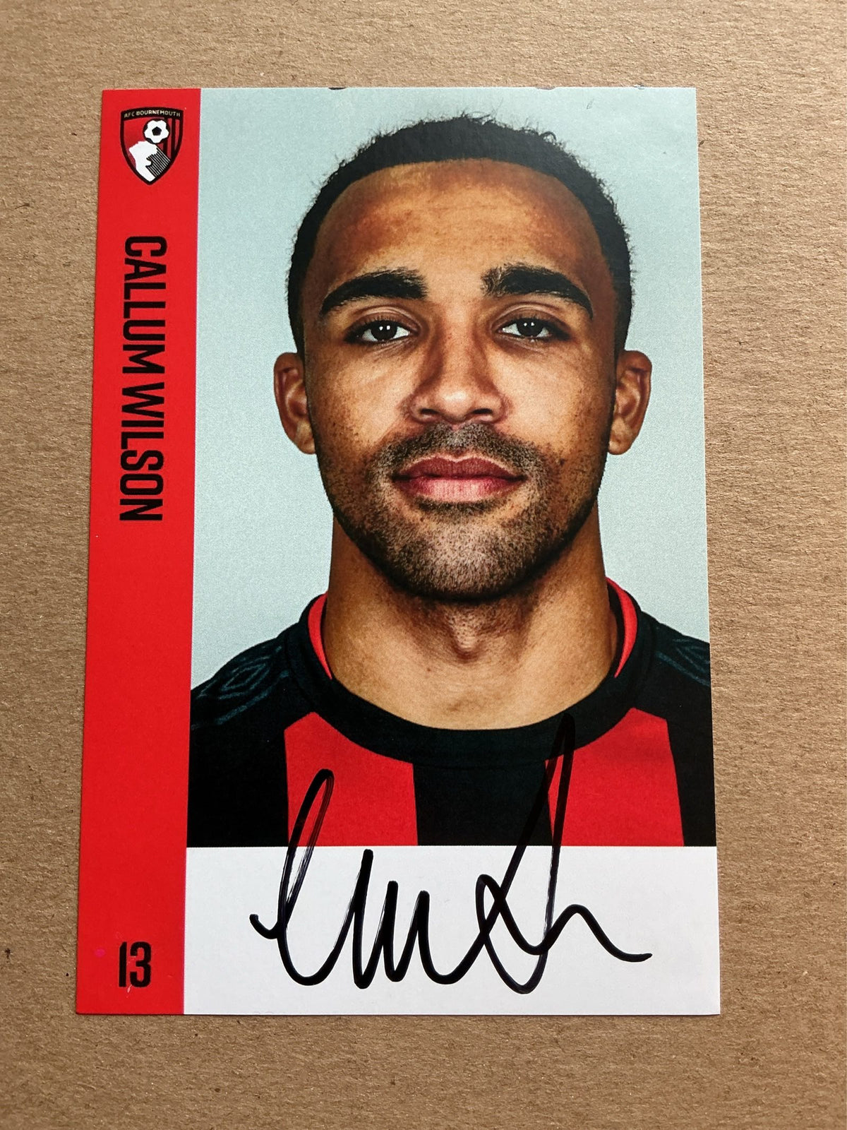 Callum Wilson, England 🏴󠁧󠁢󠁥󠁮󠁧󠁿 AFC Bournemouth 2017/18 hand signed
