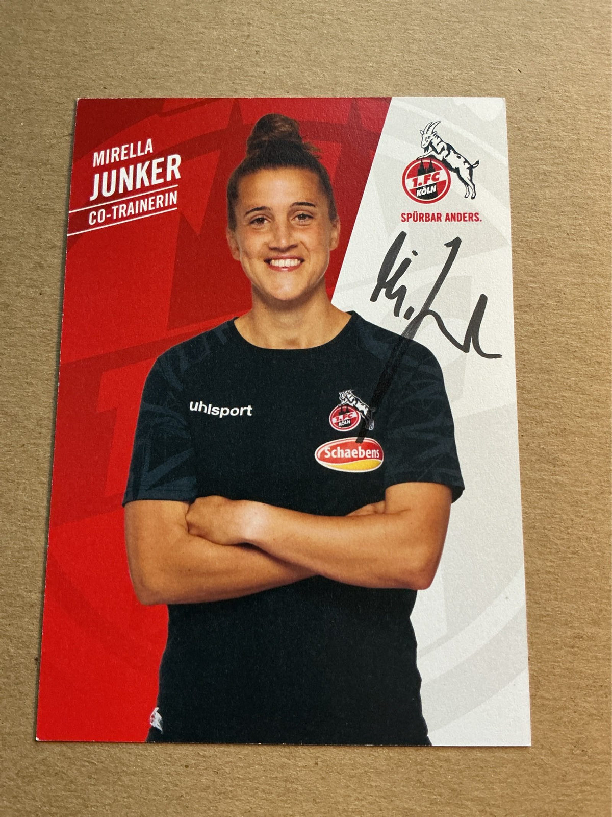 Mirella Junker, Germany 🇩🇪 1.FC Köln 2021/22 hand signed