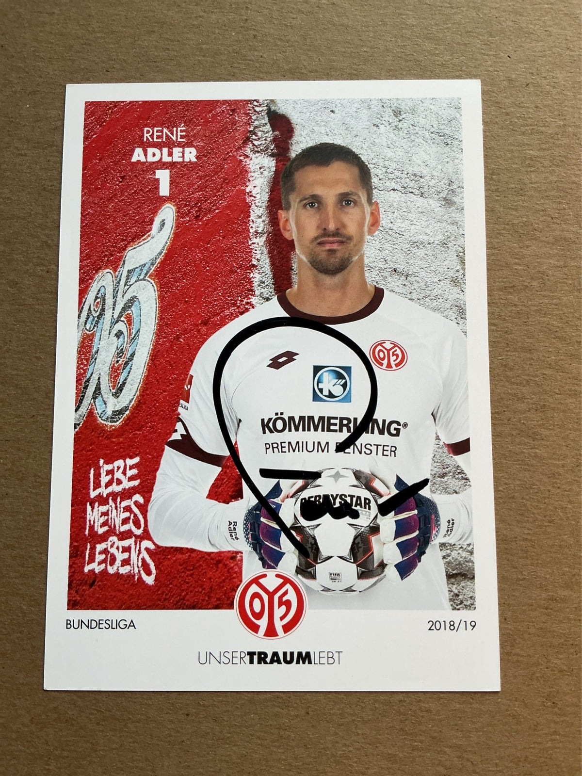 René Adler, Germany 🇩🇪 FSV Mainz 05 2018/19 hand signed