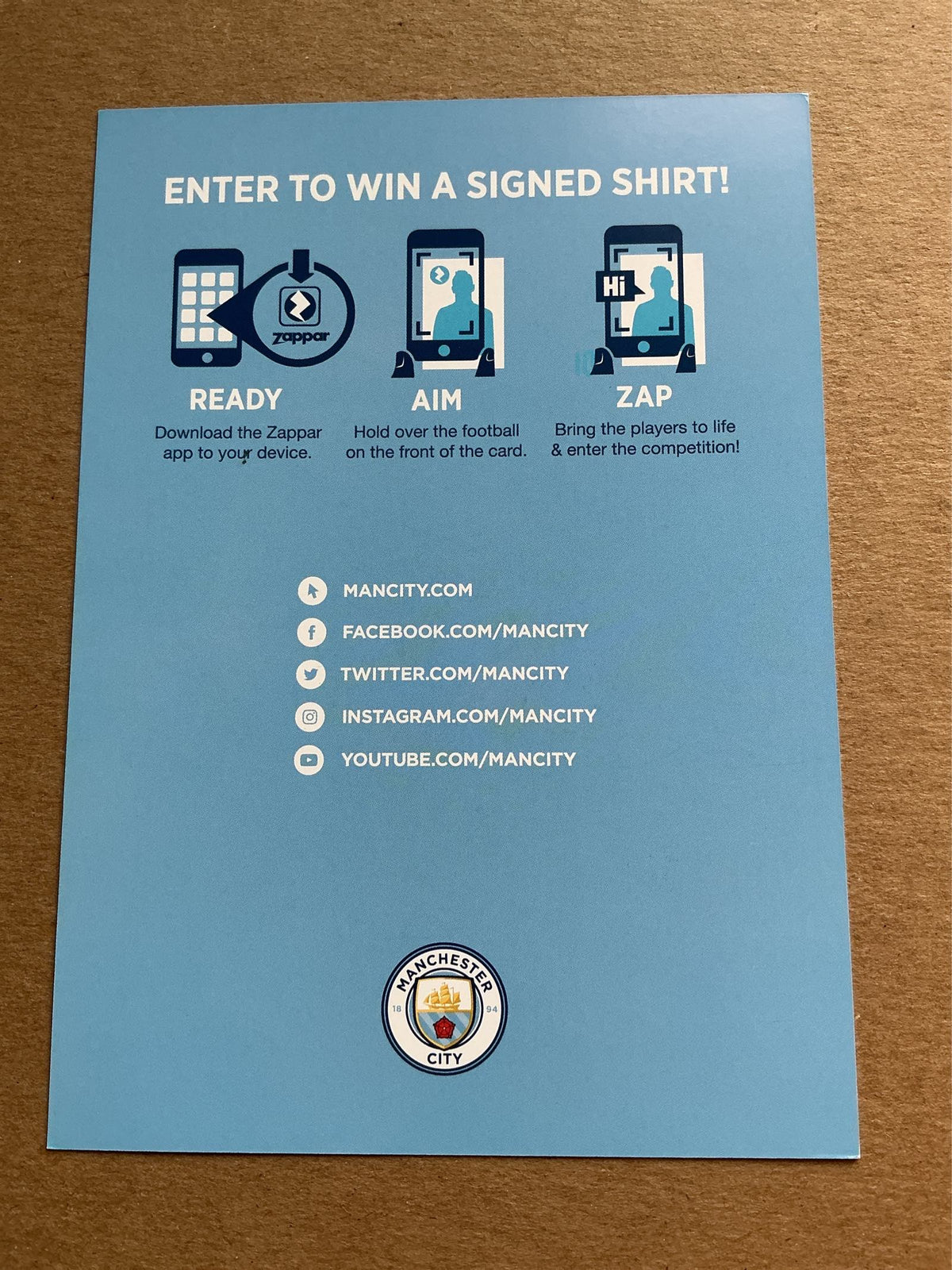 Ederson, Brazil 🇧🇷 Manchester City 2017/18 hand signed