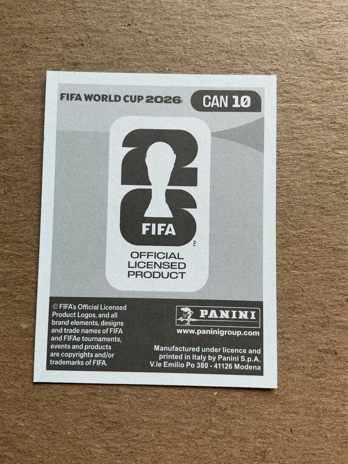 Stephen Eustáquio, Canada 🇨🇦 FIFA World Cup 2026 Panini hand signed