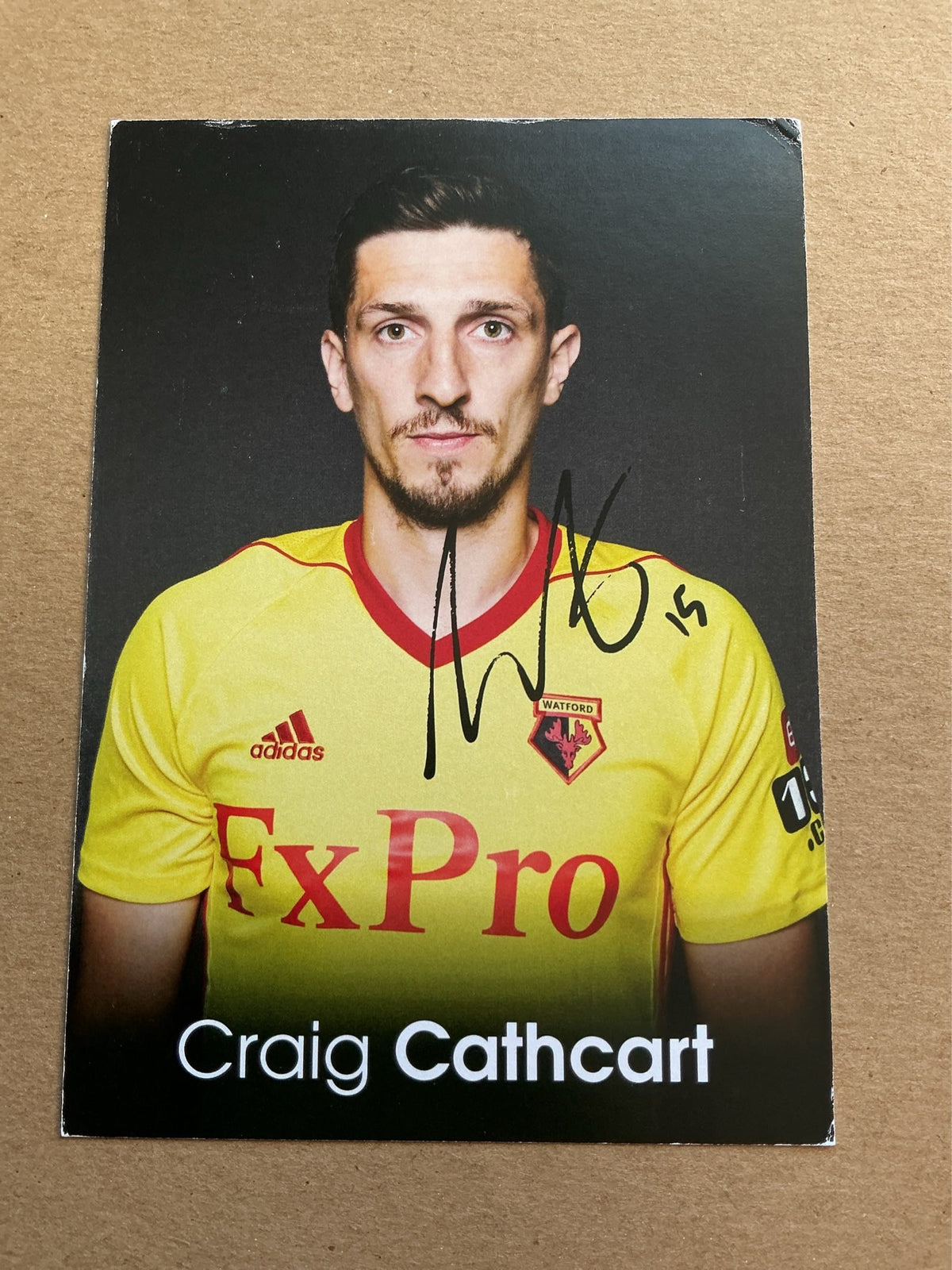 Craig Cathcart, England 🏴󠁧󠁢󠁥󠁮󠁧󠁿 Watford FC 2017/18 unsigned
