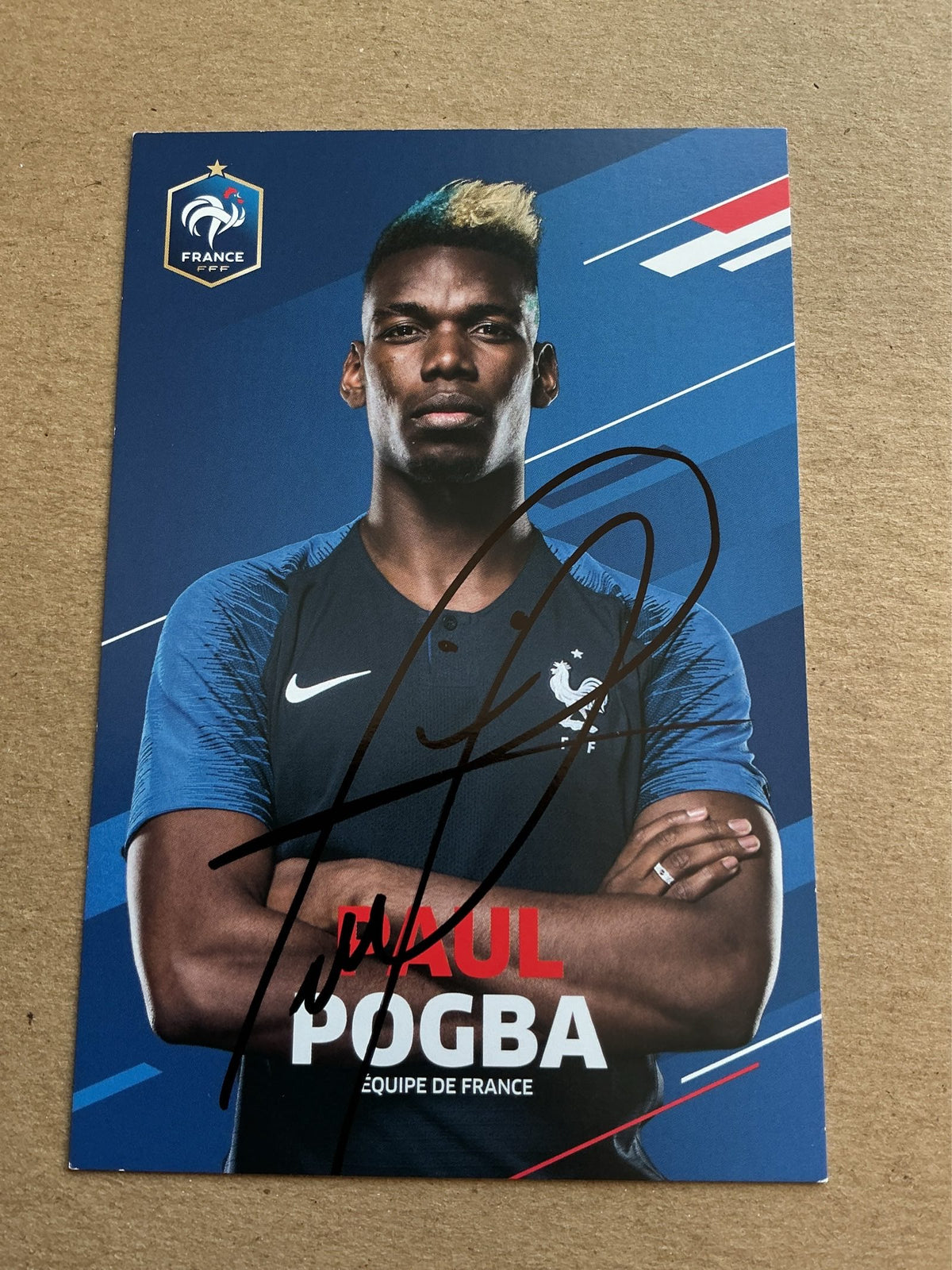 Paul Pogba, France 🇫🇷 FIFA World Cup 2018 hand signed