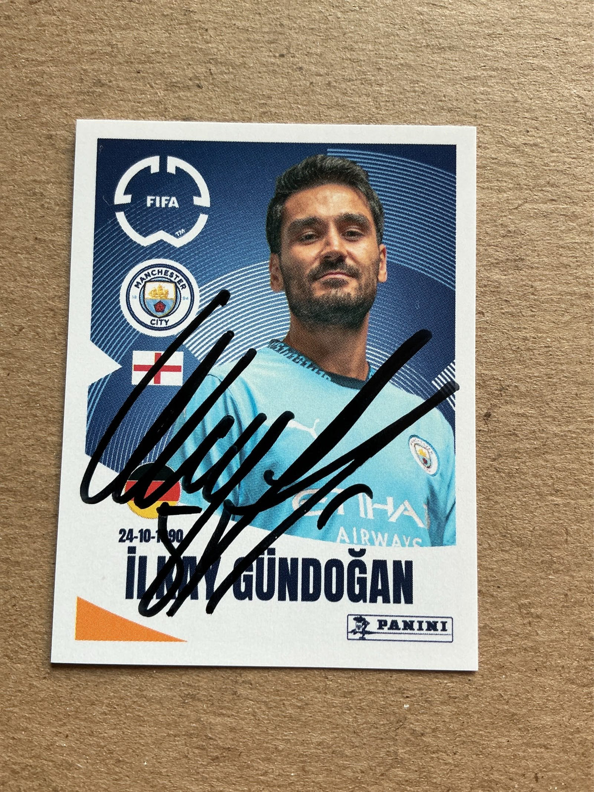 Ilkay Gündogan, Germany 🇩🇪 Manchester City Club World Cup 2025 Panini hand signed