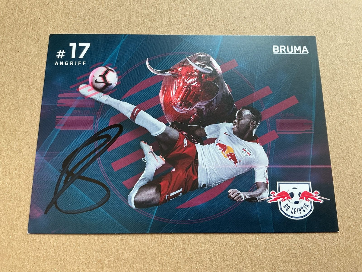 Bruma, Portugal 🇵🇹 RB Leipzig 2018/19 hand signed
