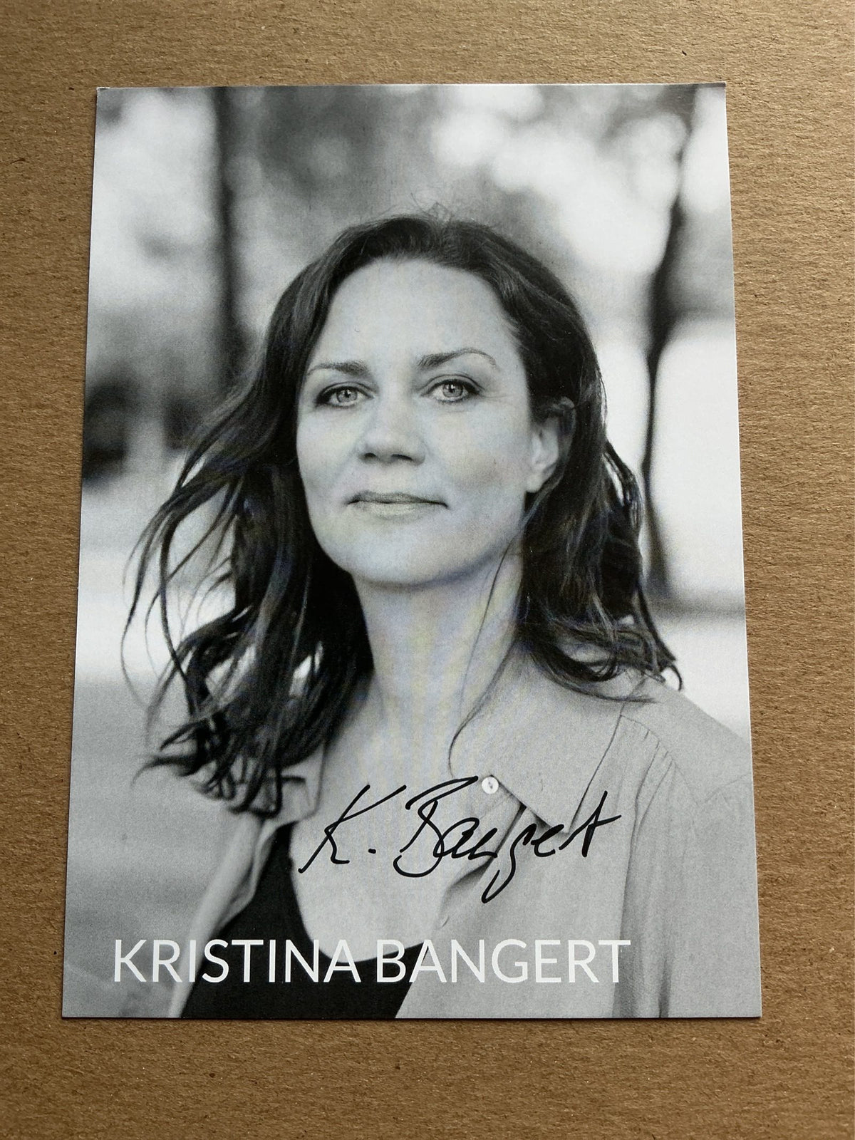 Kristina Bangert, Austria 🇦🇹 Actress 2026 hand signed