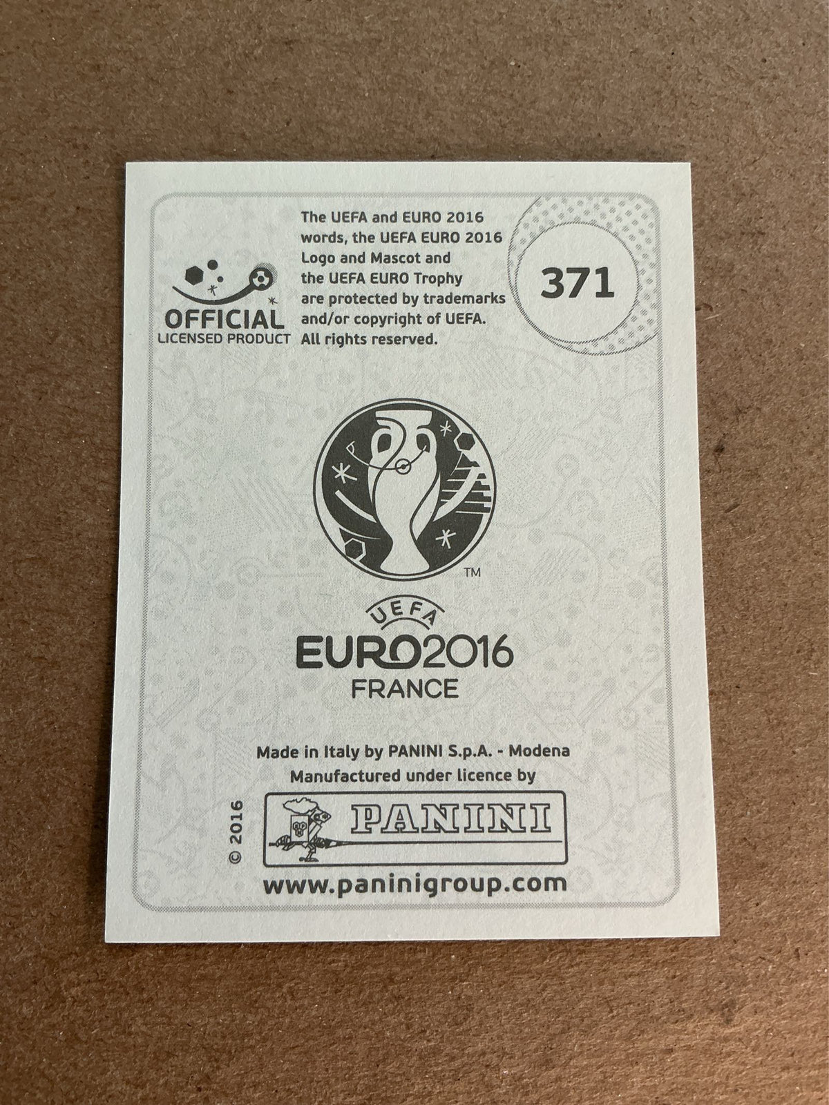 Diego Costa, Spain 🇪🇸 UEFA Euro 2016 Panini hand signed