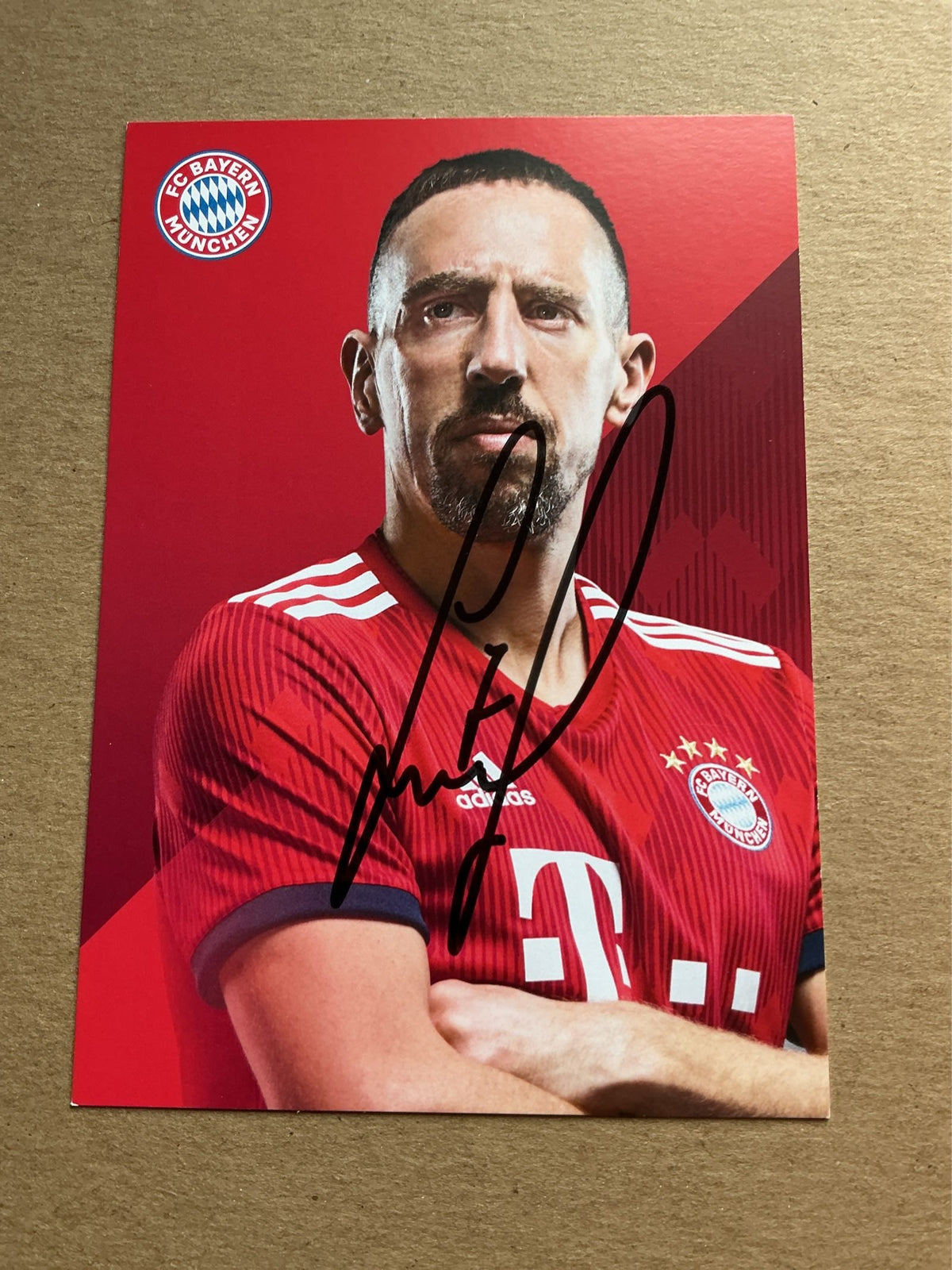 Franck Ribéry, France 🇫🇷 FC Bayern München 2018/19 hand signed