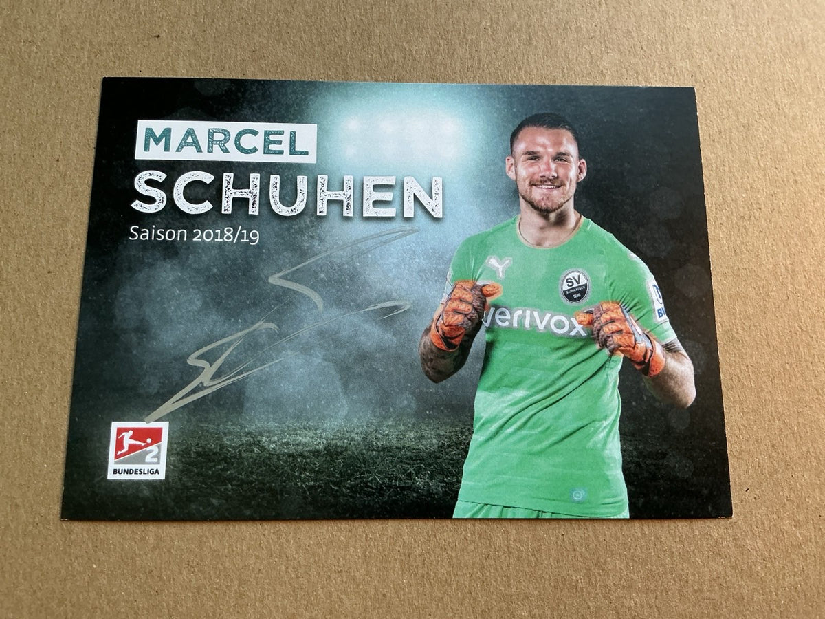 Marcel Schuhen, Germany 🇩🇪 SV Sandhausen 2018/19 hand signed