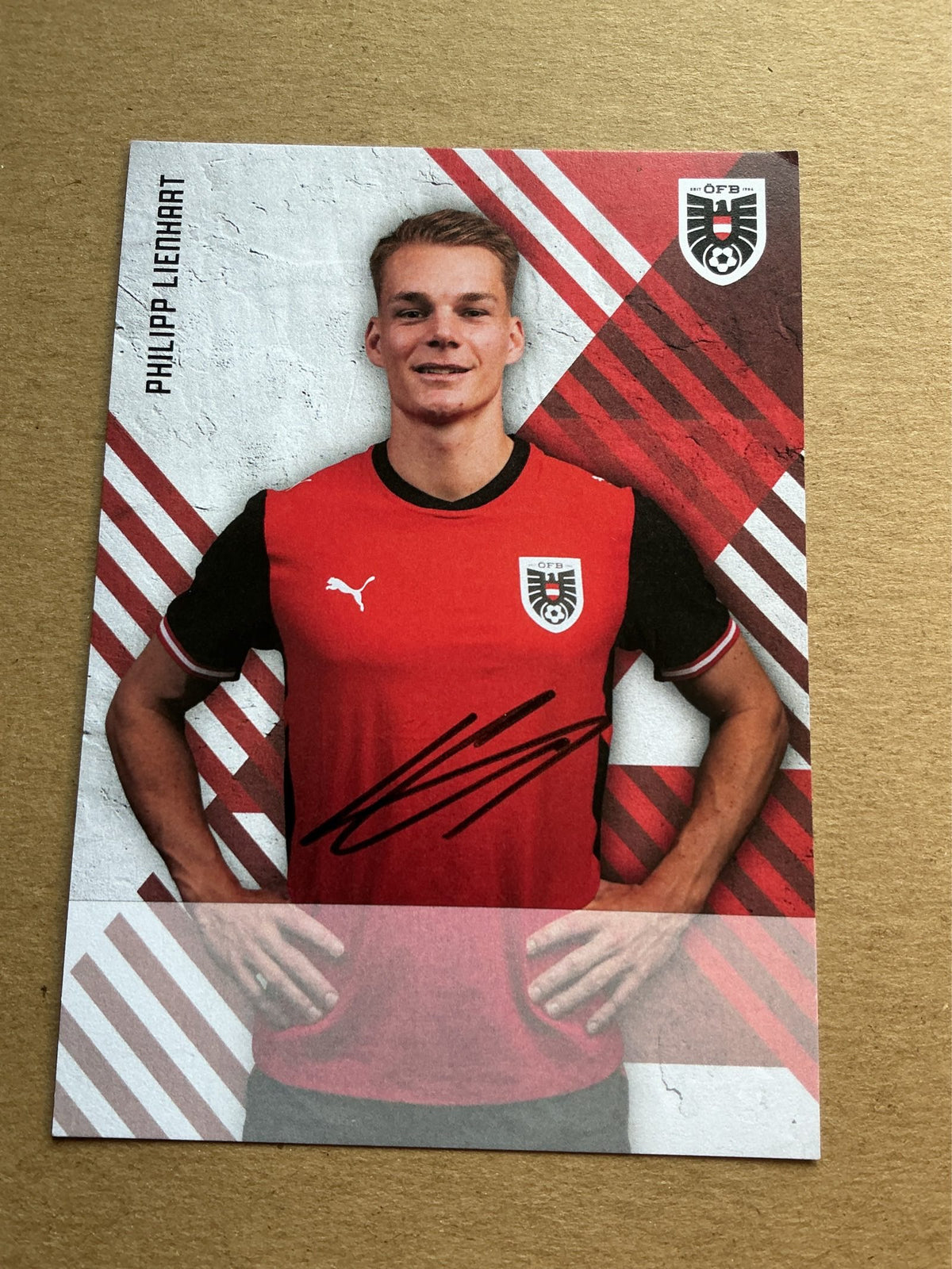 Philipp Lienhart, Austria 🇦🇹 FIFA World Cup 2026 hand signed