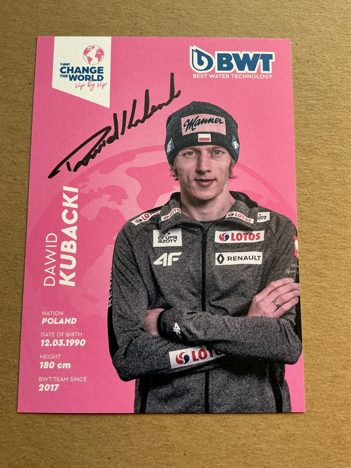 Dawid Kubcki, Poland 🇵🇱 Ski Jumping Winter 2025/26 hand signed