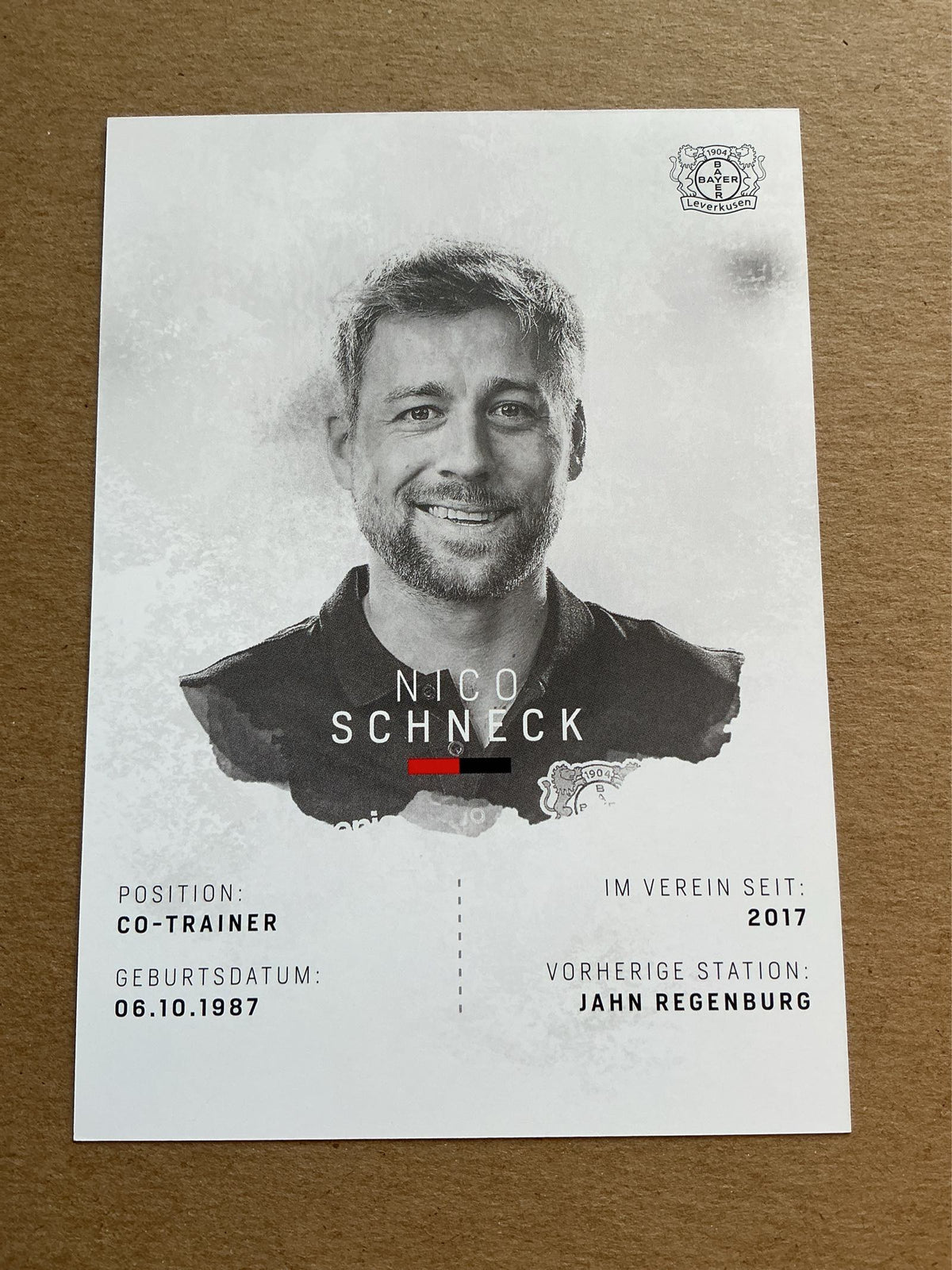 Nico Schneck, Germany 🇩🇪 Bayer 04 Leverkusen 2018/19 hand signed