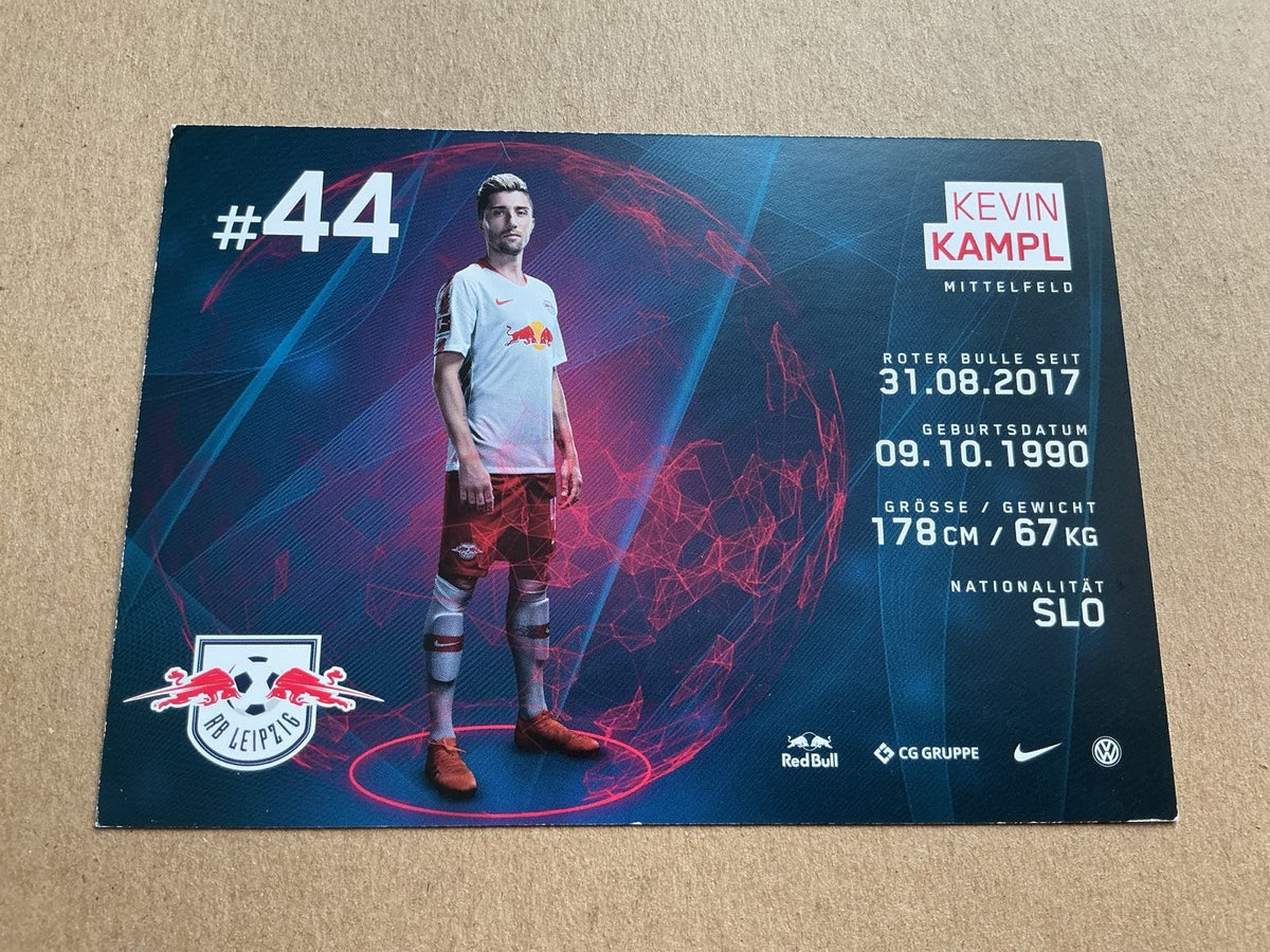 Kevin Kampl, Slovenia 🇸🇮 RB Leipzig 2018/19 hand signed