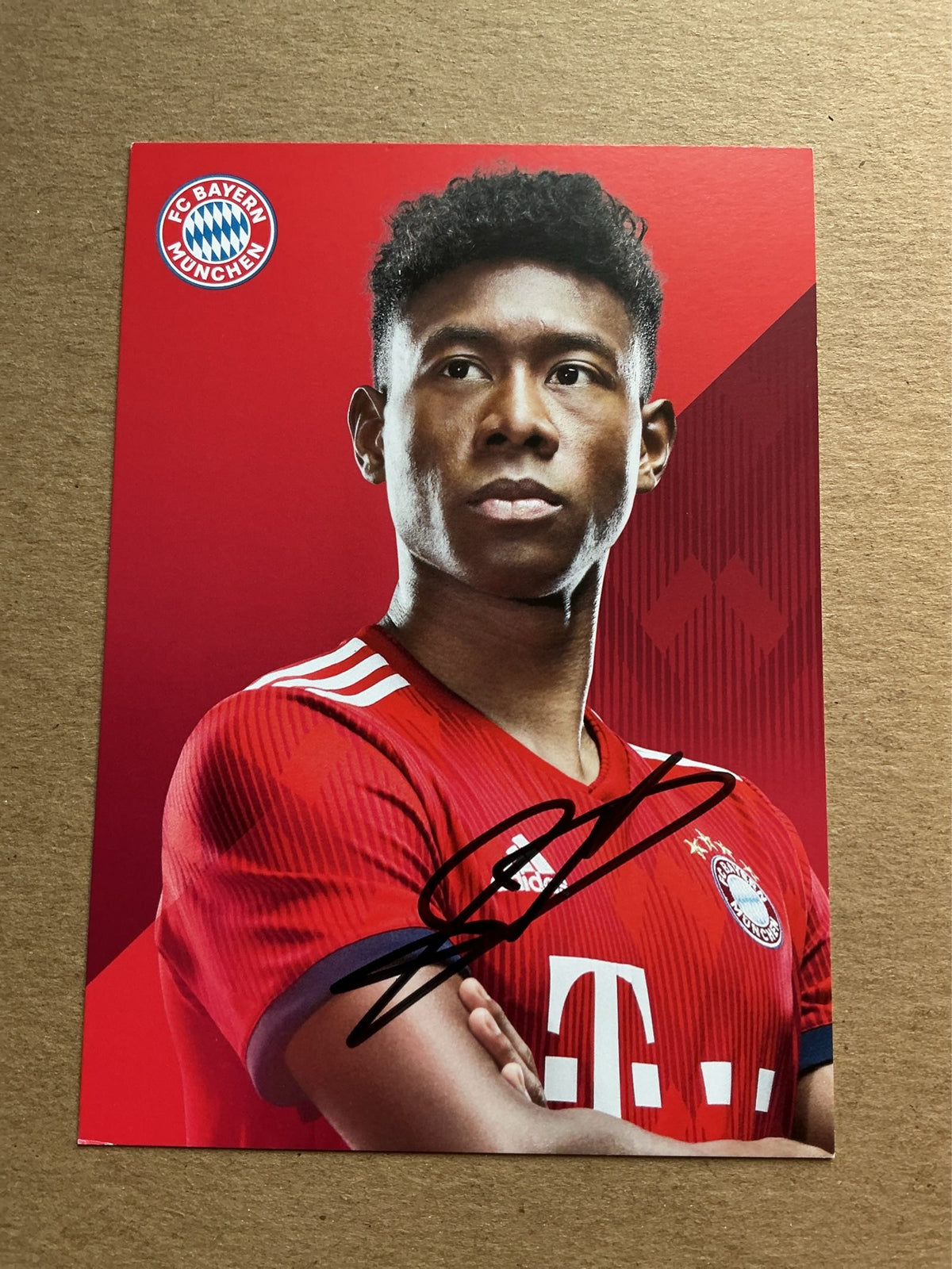 David Alaba, Austria 🇦🇹 FC Bayern München 2018/19 hand signed