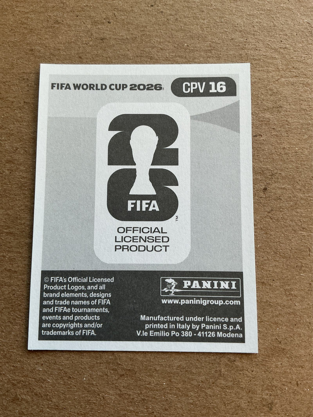 Jovane Cabral, Cape Verde 🇨🇻 FIFA World Cup 2026 Panini hand signed