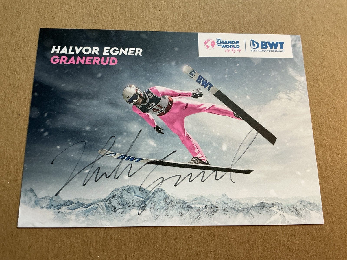 Halvor Egner Granerud, Norway 🇳🇴 Ski Jumping Winter 2025/26 hand signed