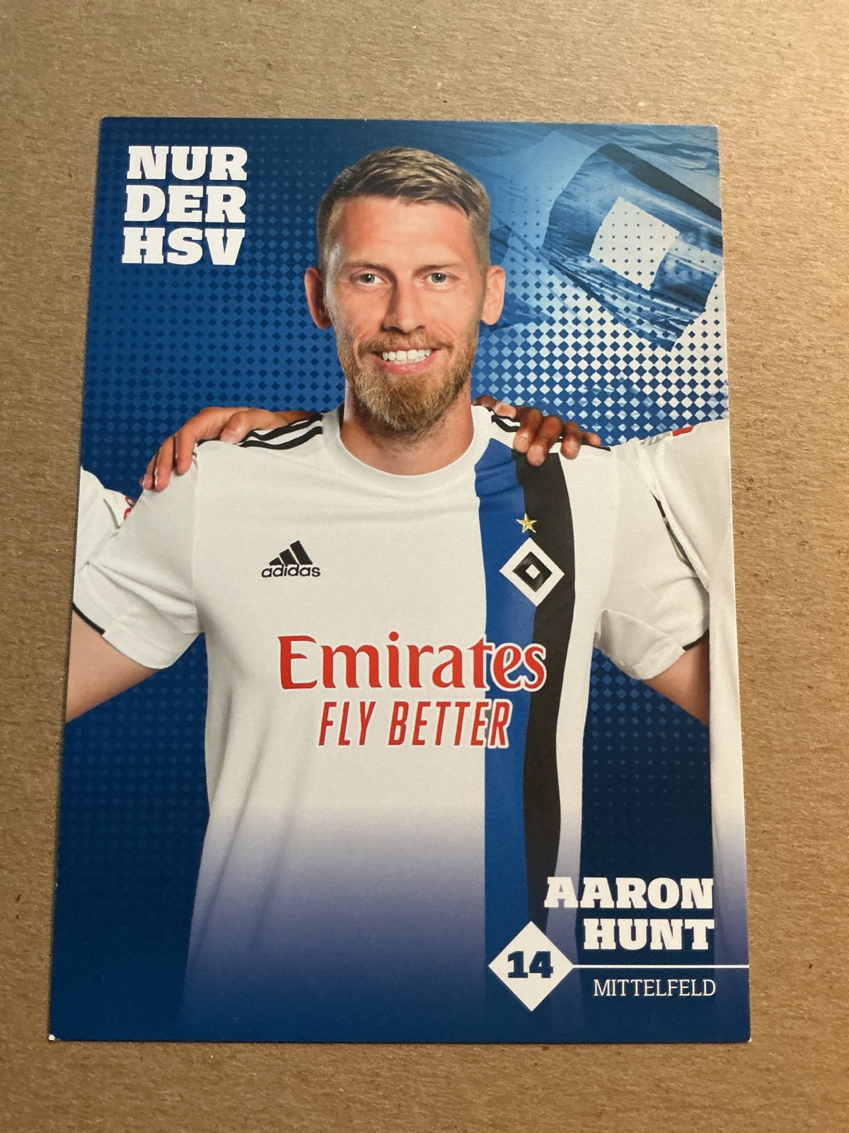 Aaron Hunt, Germany 🇩🇪 Hamburger SV 2019/20 hand signed - Autographs-World