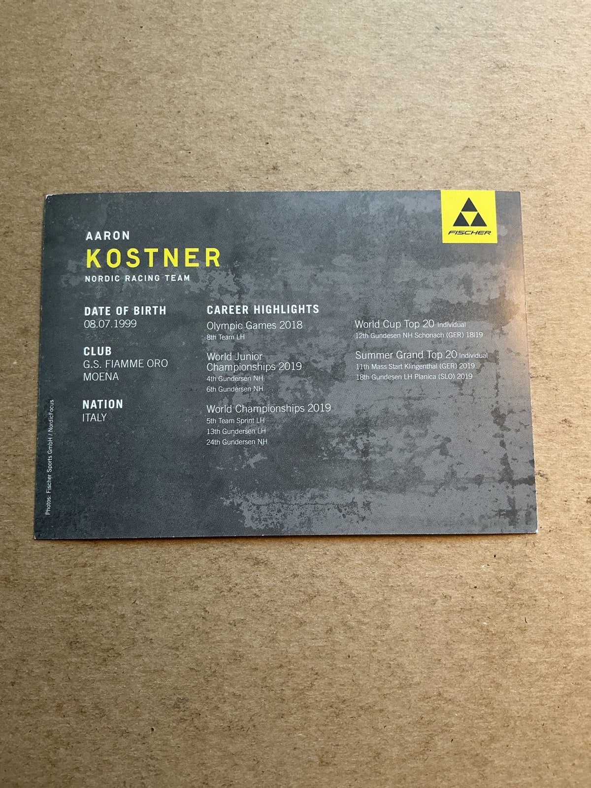 Aaron Kostner, Italy 🇮🇹 Skijumping Winter 2025/26 hand signed - Autographs-World